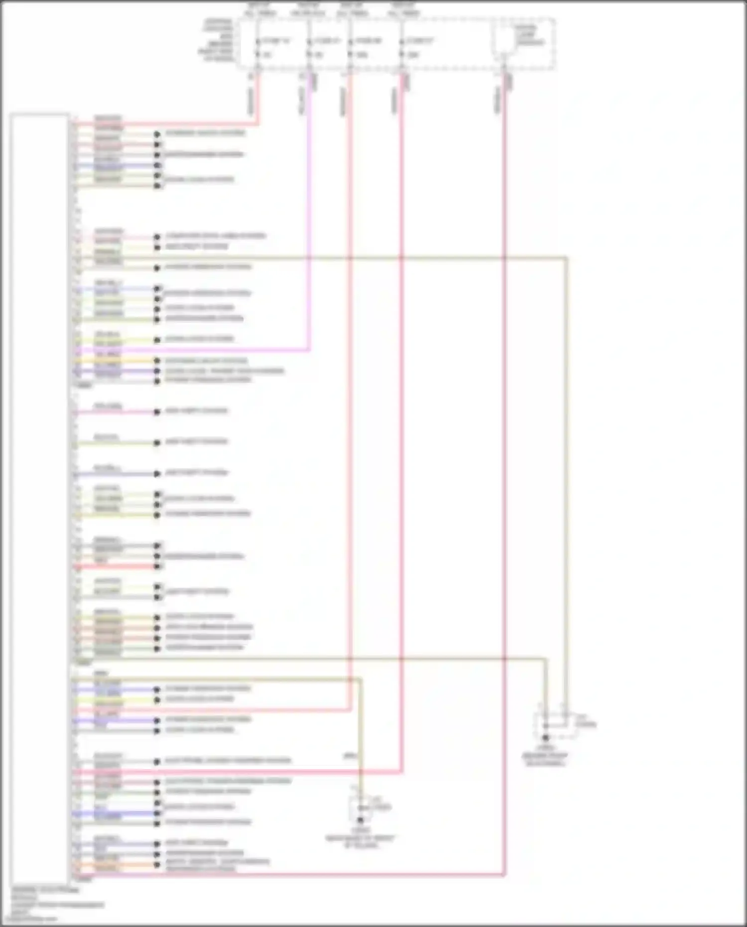 Wiring diagram gry/wht for Land Rover Range Rover L322 (2005-2009) (1 of 8)