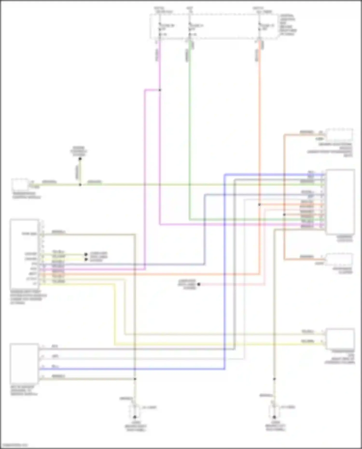 Wiring diagram ppl/blk for Land Rover Range Rover L322 (2005-2009) (3 of 5)