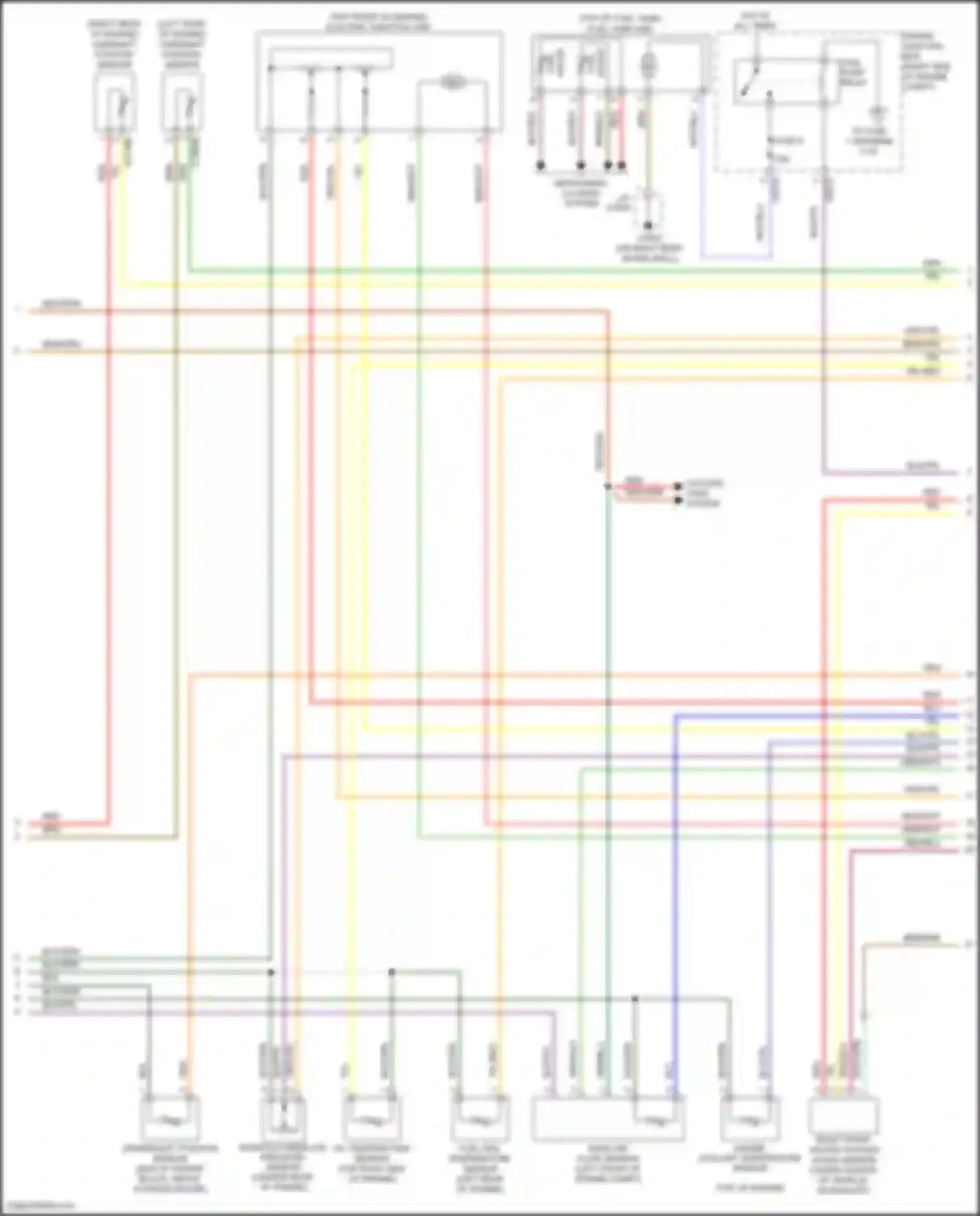 Wiring diagram red/grn for Land Rover Range Rover L322 (2005-2009) (18 of 18)
