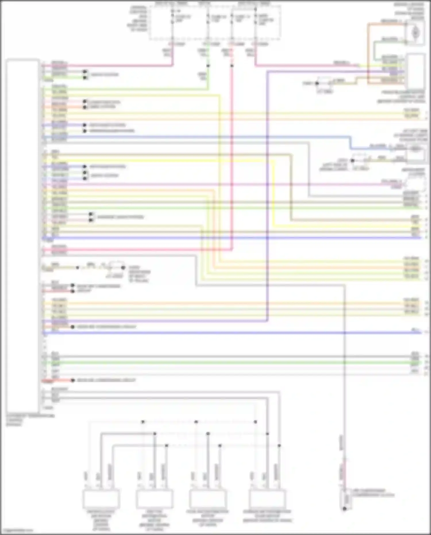 Wiring diagram yel/blu for Land Rover Range Rover L322 (2005-2009) (11 of 19)