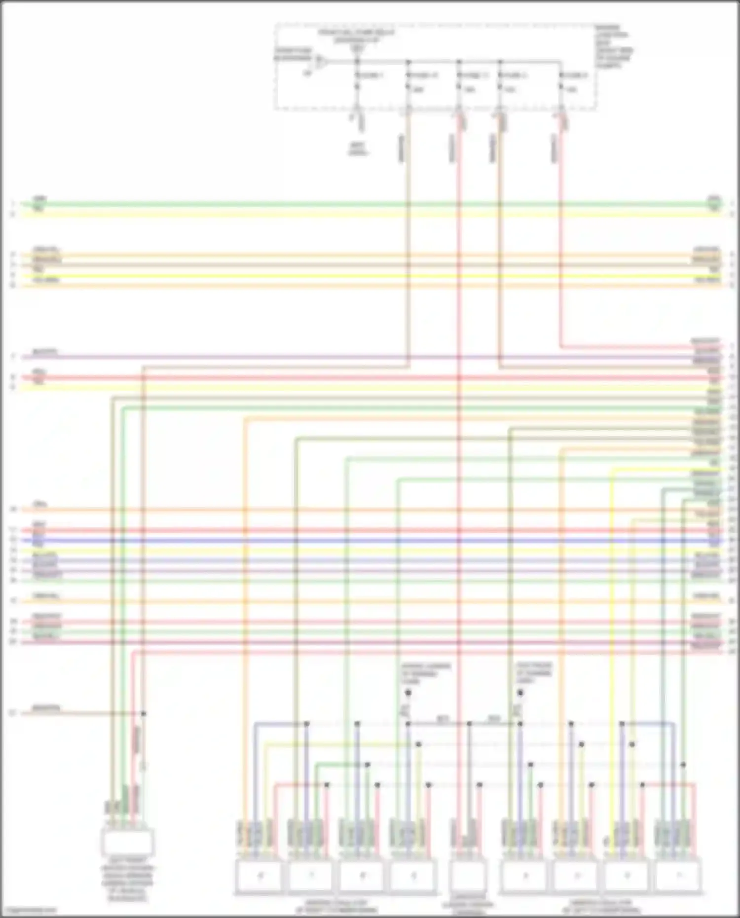 Wiring diagram yel/red for Land Rover Range Rover L322 (2005-2009) (20 of 21)