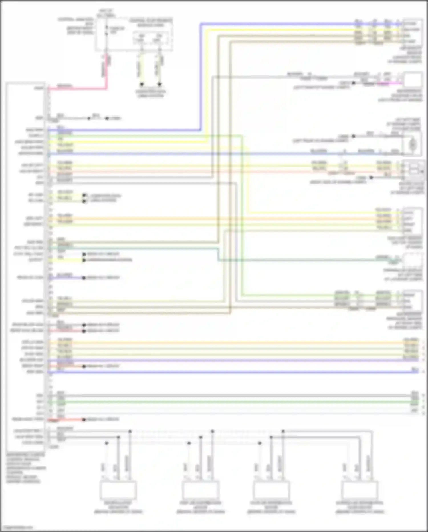 Range Rover Land Rover L322 (2009-2012): Automatic a/c circuit (1 of 2)