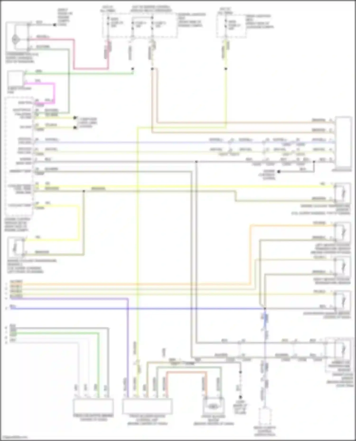 Range Rover Land Rover L322 (2009-2012): Automatic a/c circuit (2 of 2)
