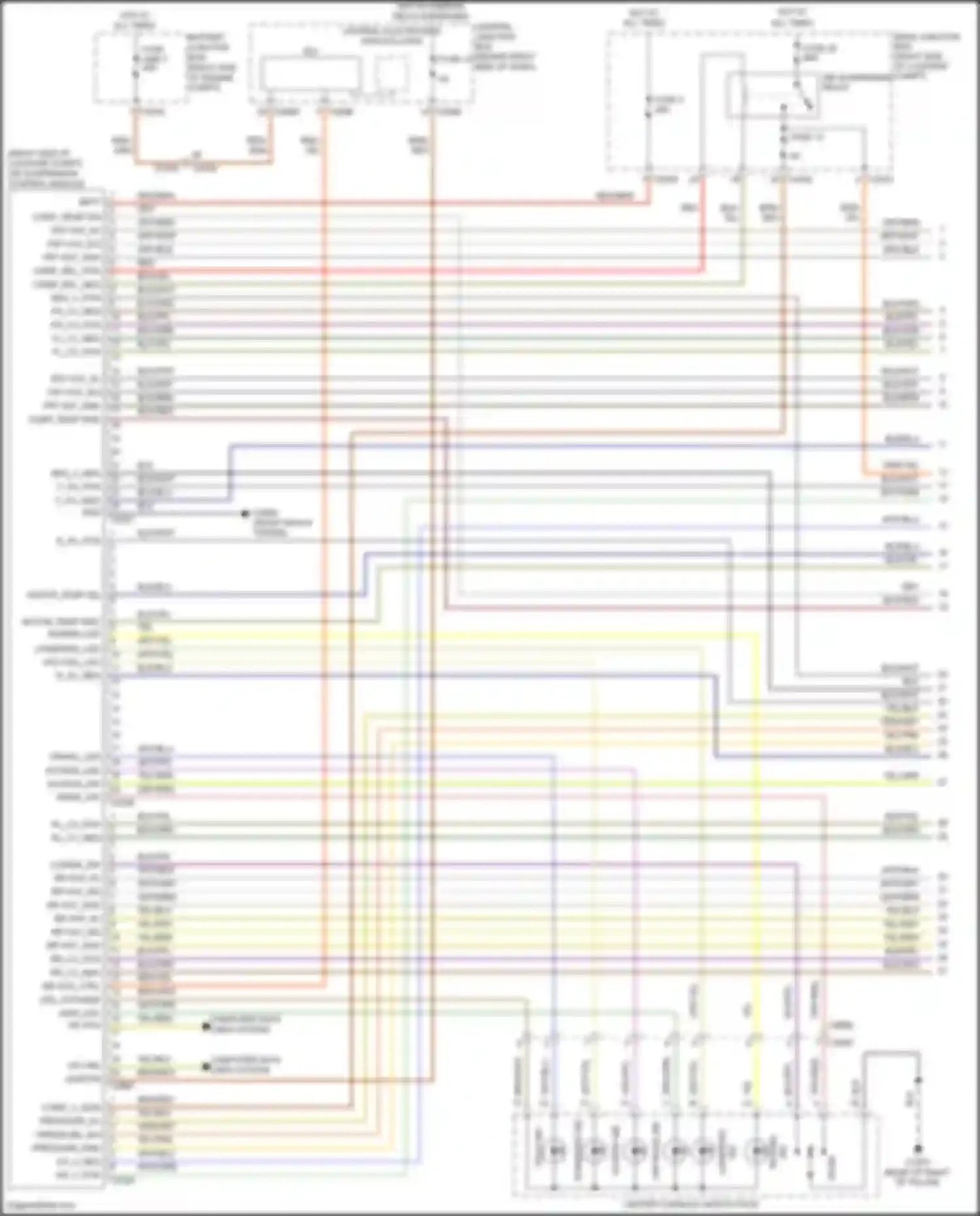 Range Rover Land Rover L322 (2009-2012): Air suspension circuit (1 of 2)