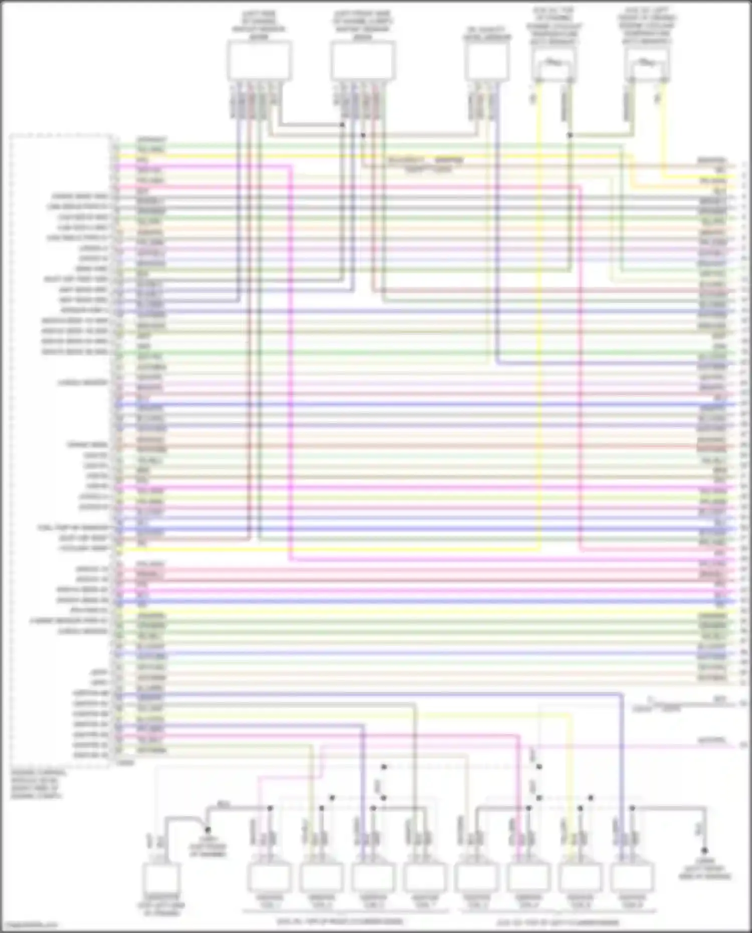 Range Rover Land Rover L322 (2009-2012): Wiring diagram engine performance 5.0l sc (1 of 5)