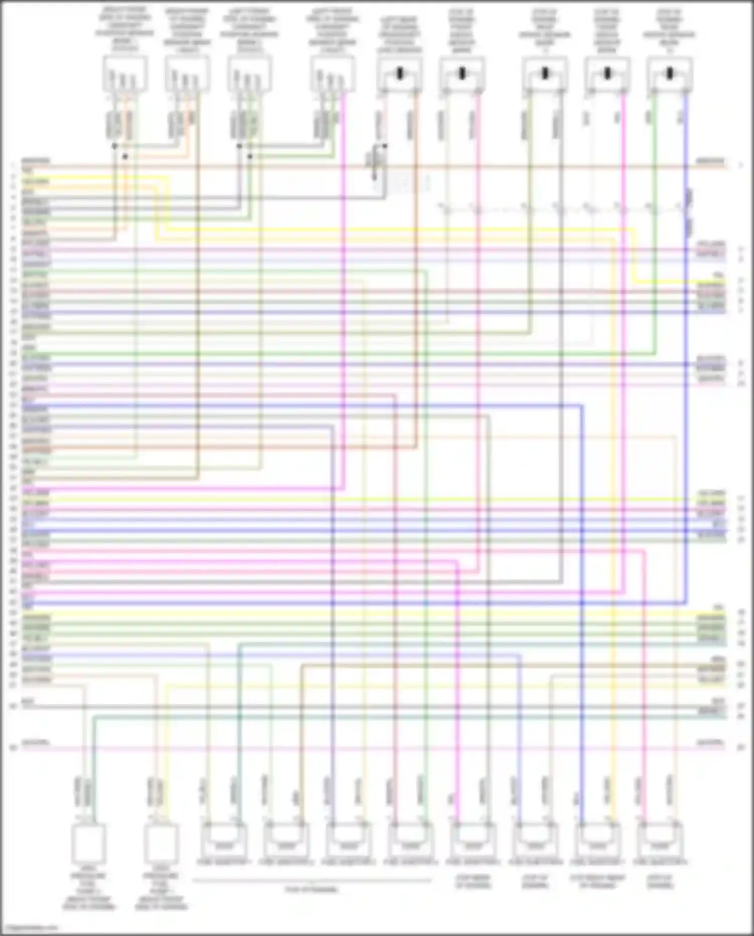 Range Rover Land Rover L322 (2009-2012): Wiring diagram engine performance 5.0l sc (2 of 5)
