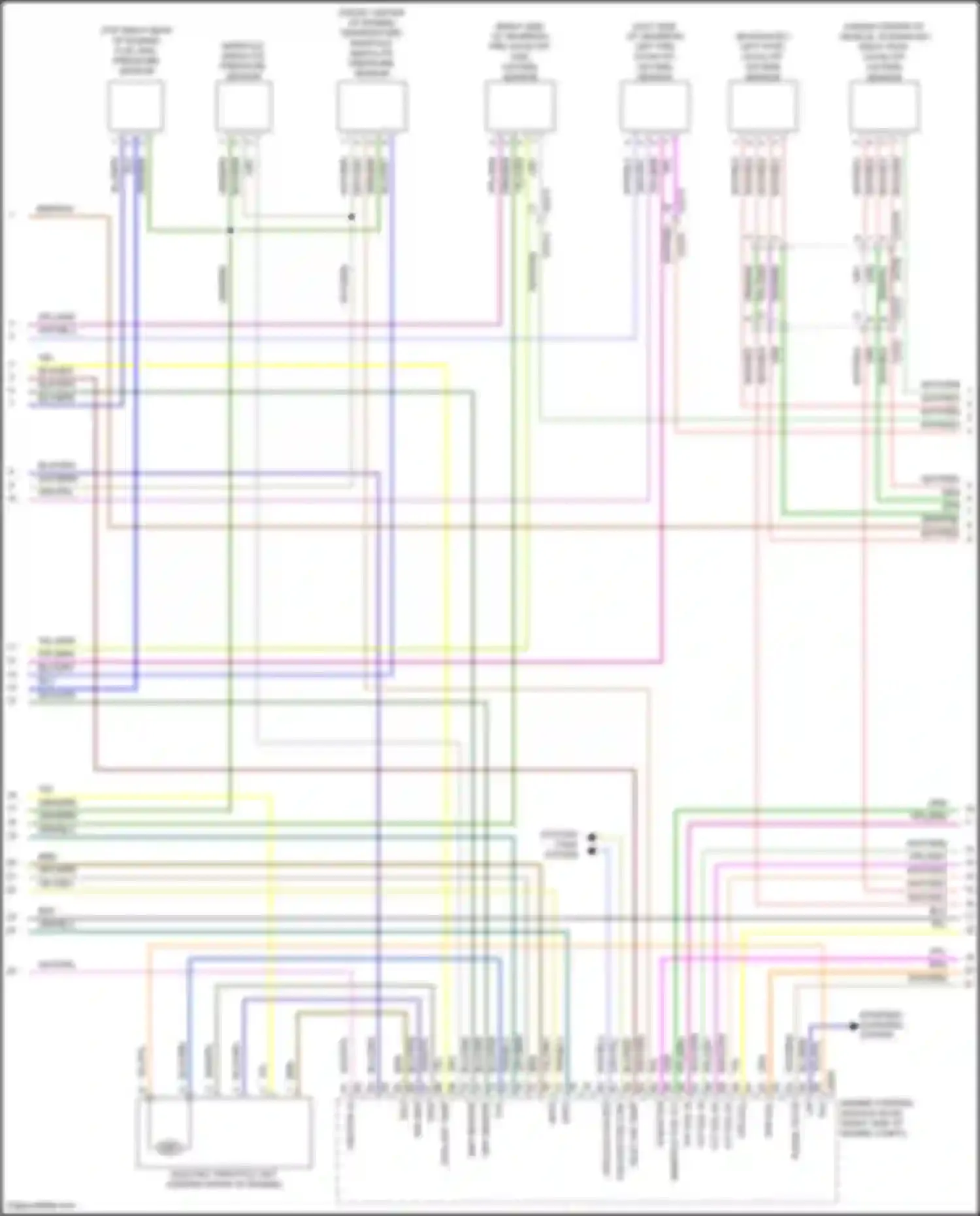 Range Rover Land Rover L322 (2009-2012): Wiring diagram engine performance 5.0l sc (3 of 5)