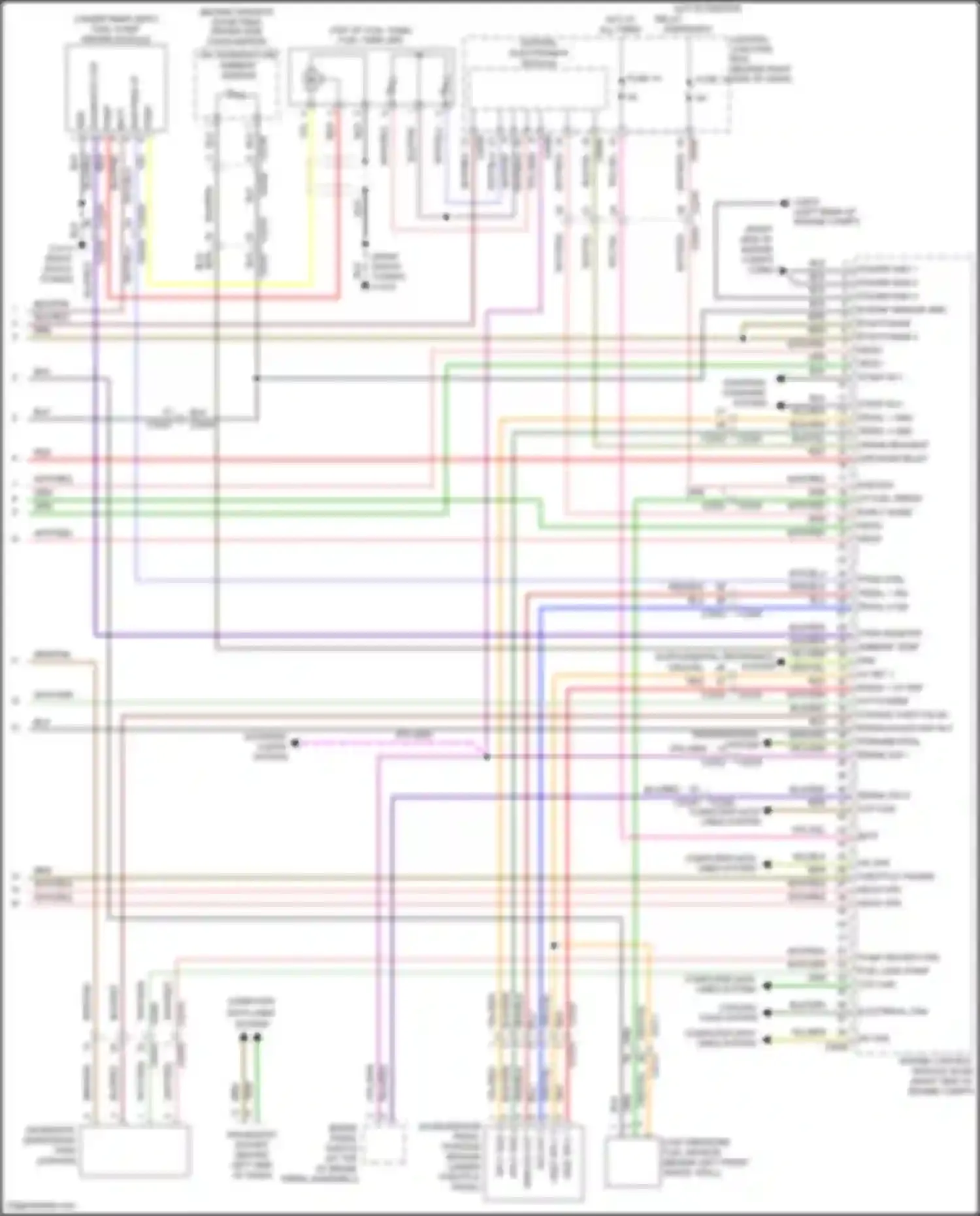 Range Rover Land Rover L322 (2009-2012): Wiring diagram engine performance 5.0l sc (5 of 5)