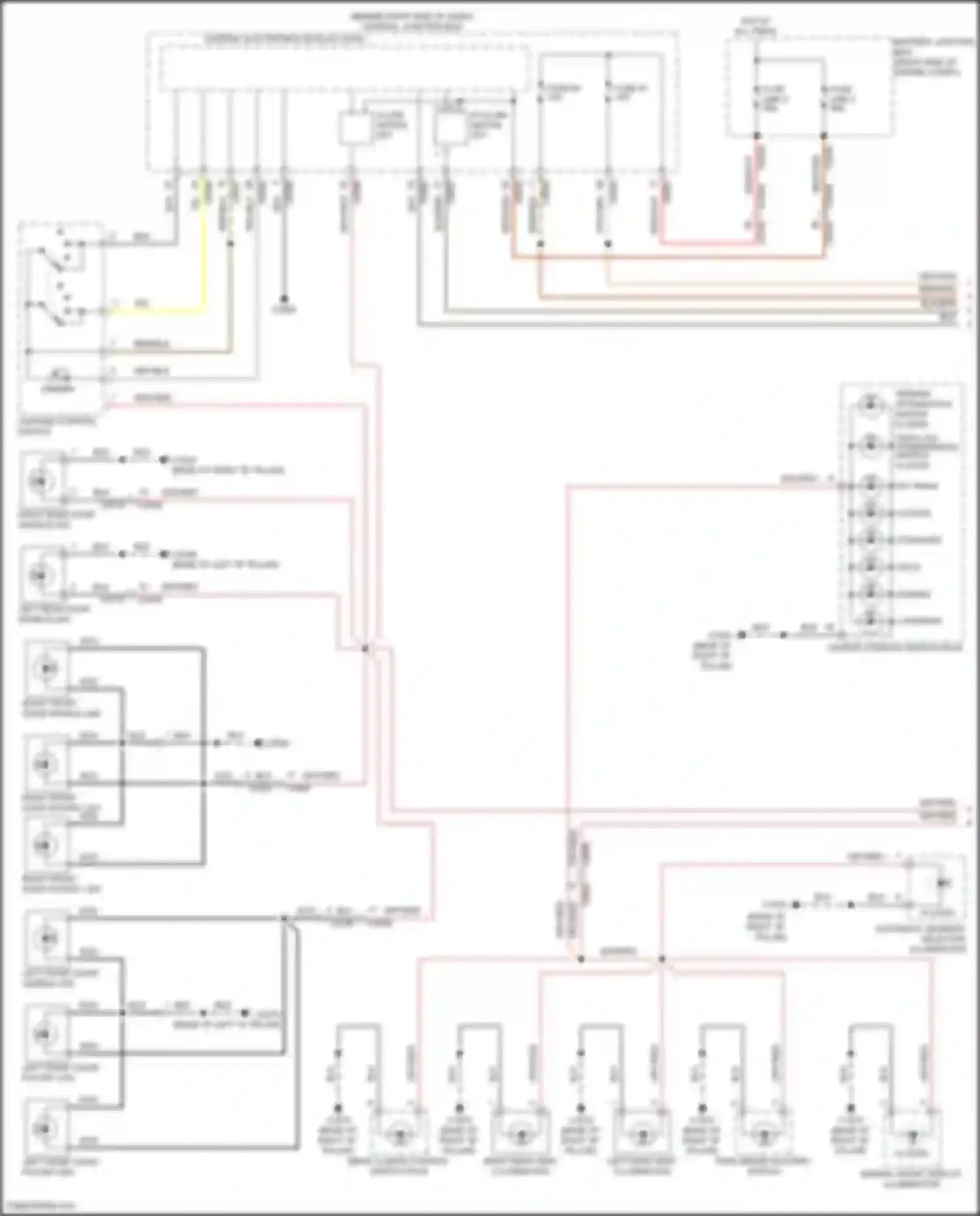Range Rover Land Rover L322 (2009-2012): Instrument illumination circuit (1 of 2)