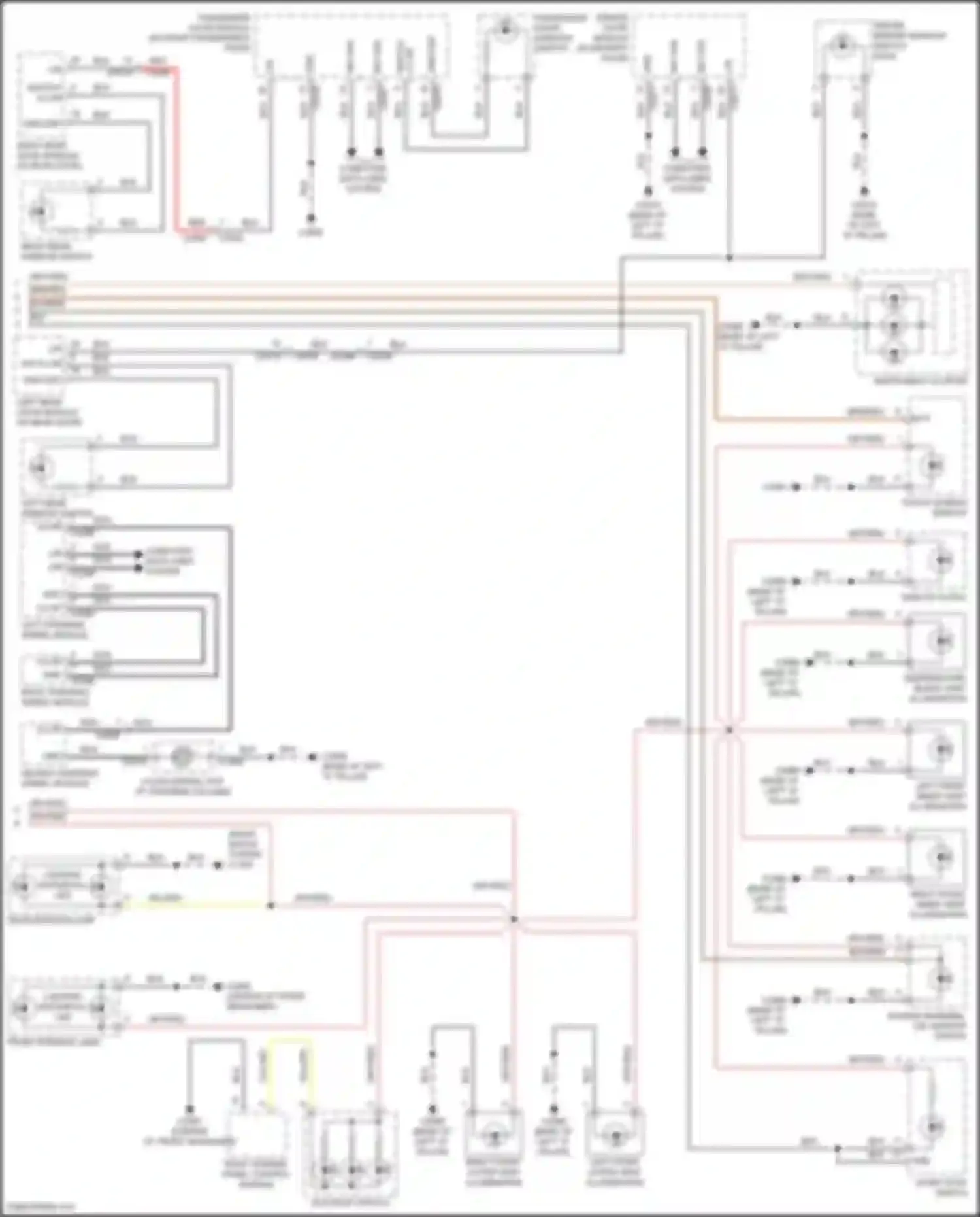 Range Rover Land Rover L322 (2009-2012): Instrument illumination circuit (2 of 2)