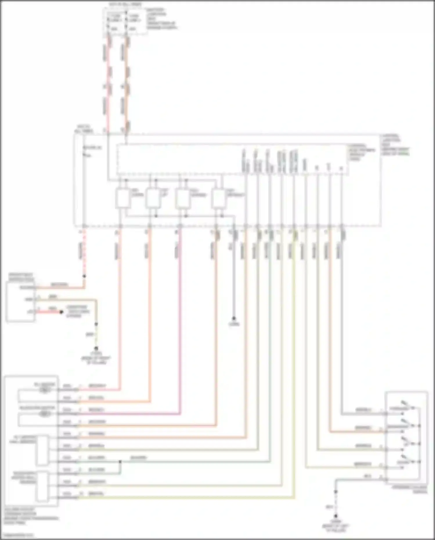 Range Rover Land Rover L322 (2009-2012): Steering column memory circuit