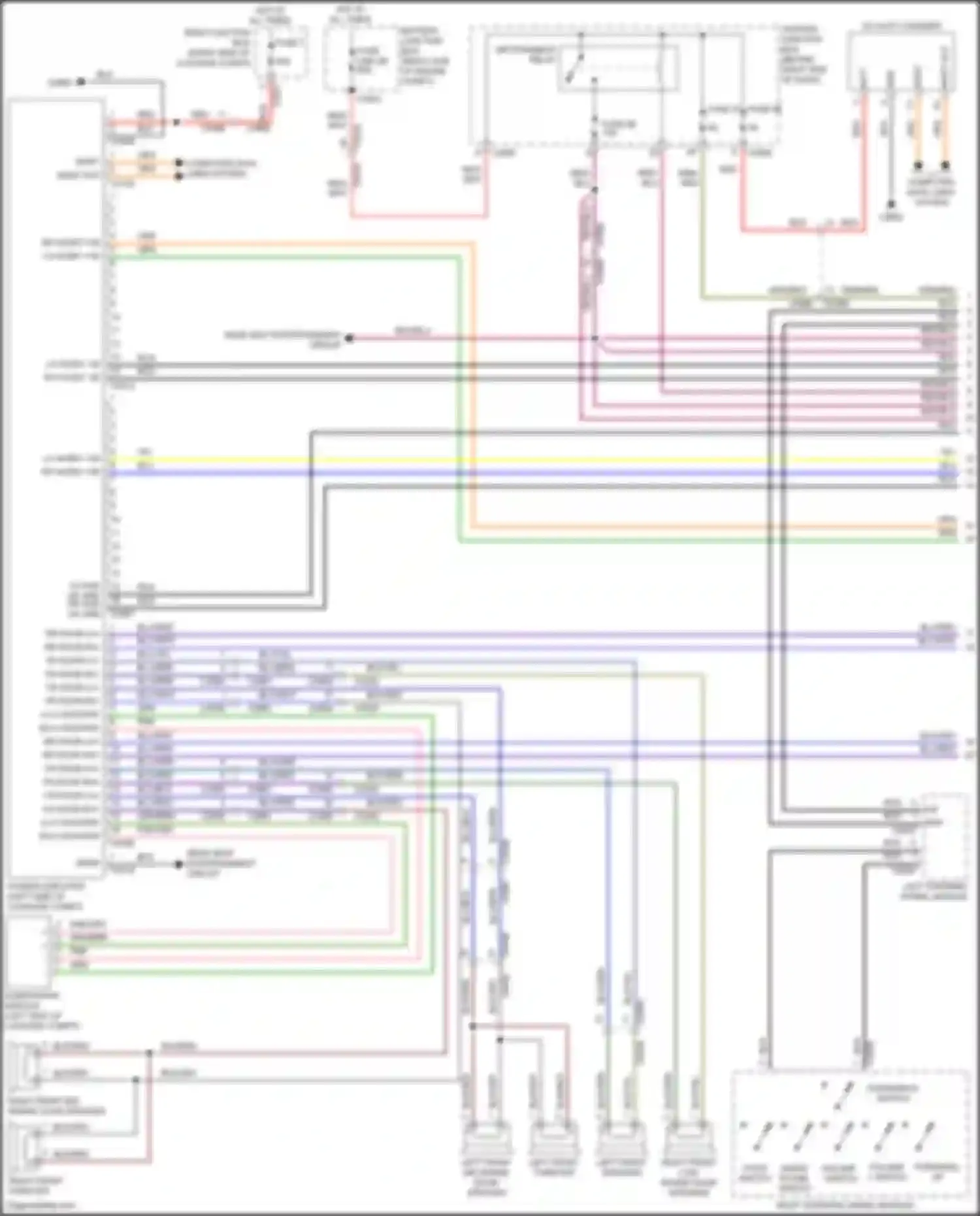 Range Rover Land Rover L322 (2009-2012): Navigation circuit, low line (1 of 3)
