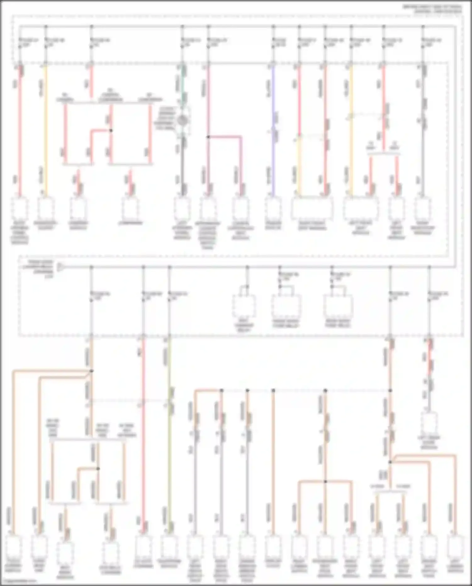 Range Rover Land Rover L322 (2009-2012): Power distribution circuit (4 of 6)