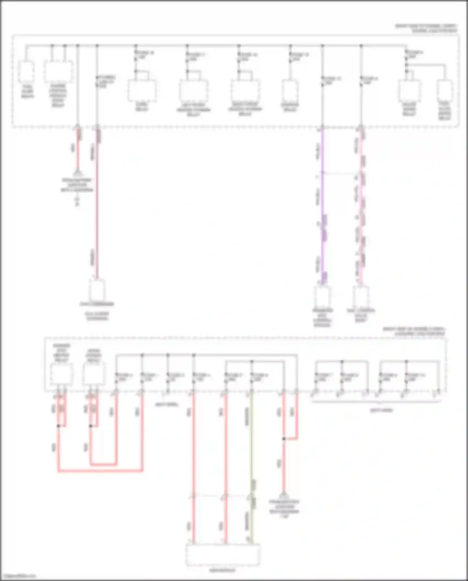 Range Rover Land Rover L322 (2009-2012): Power distribution circuit (6 of 6)