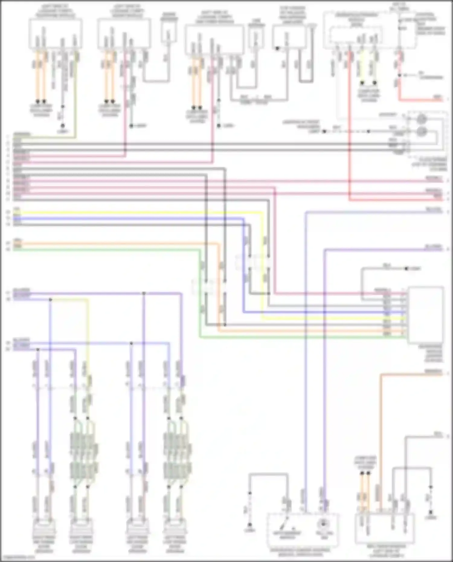 Range Rover Land Rover L322 (2009-2012): Radio circuit, low line (2 of 3)
