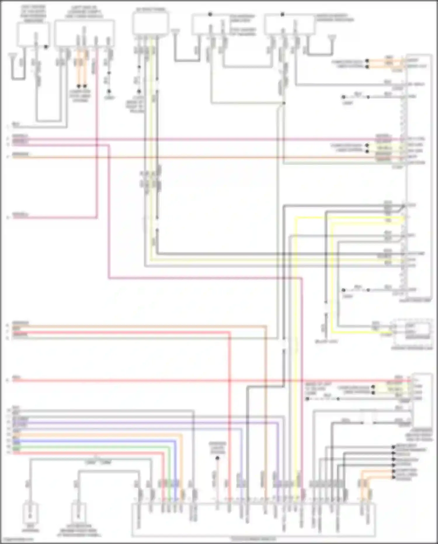 Range Rover Land Rover L322 (2009-2012): Radio circuit, midline (3 of 3)