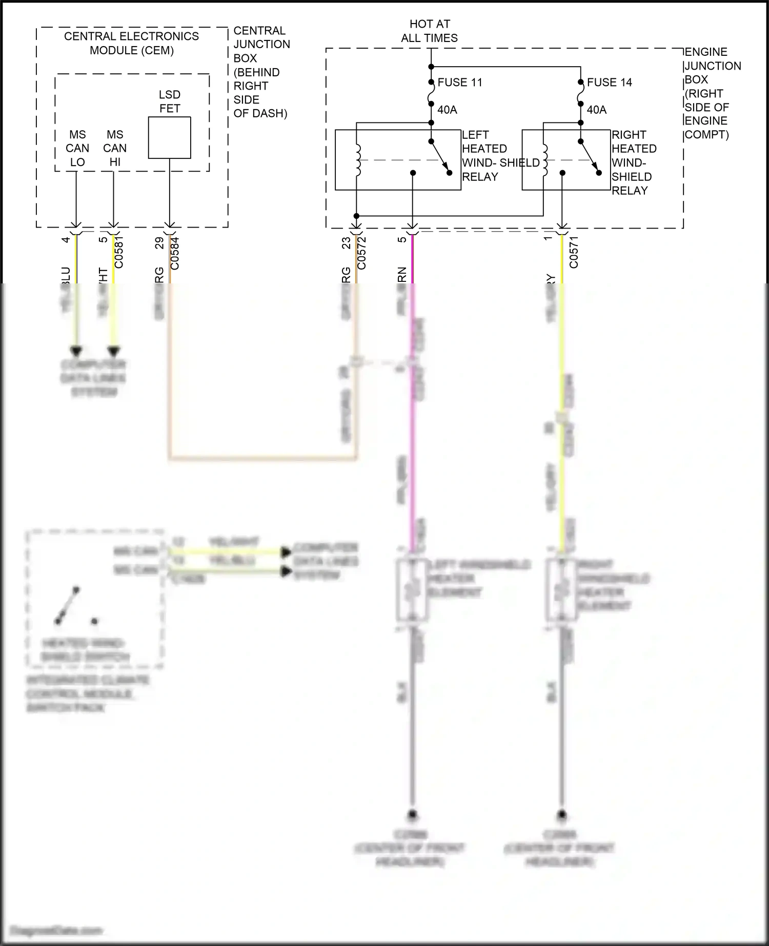Land Rover Range Rover L322 (2009-2012) computer data lines system wiring diagram  (55 of 77)