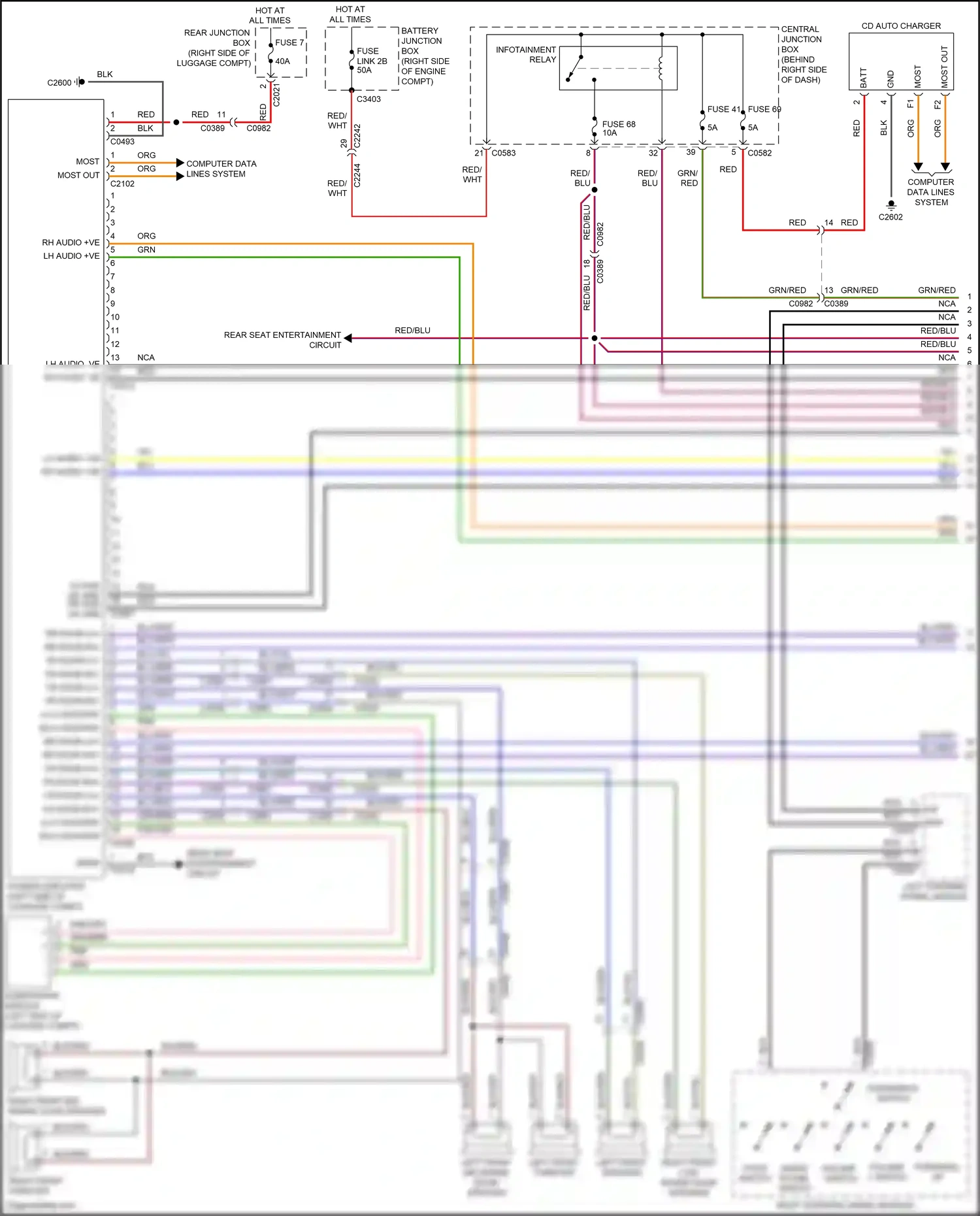 Land Rover Range Rover L322 (2009-2012) computer data lines system wiring diagram  (15 of 77)
