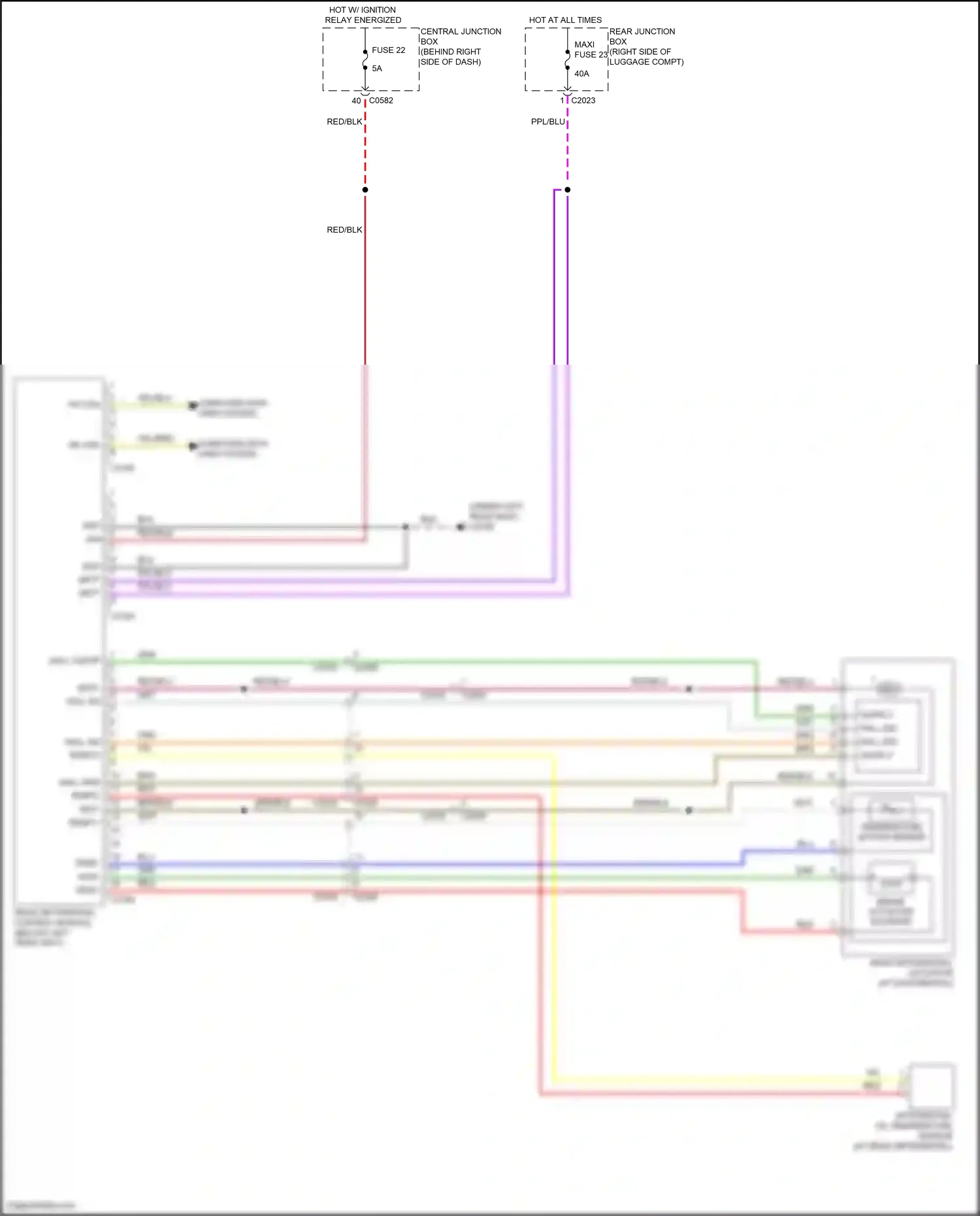 Land Rover Range Rover L322 (2009-2012) computer data lines system wiring diagram  (75 of 77)