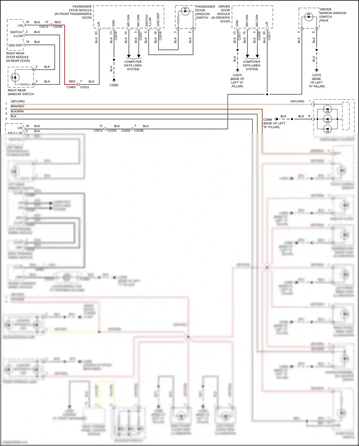 Land Rover Range Rover L322 (2009-2012) computer data lines system wiring diagram  (56 of 77)