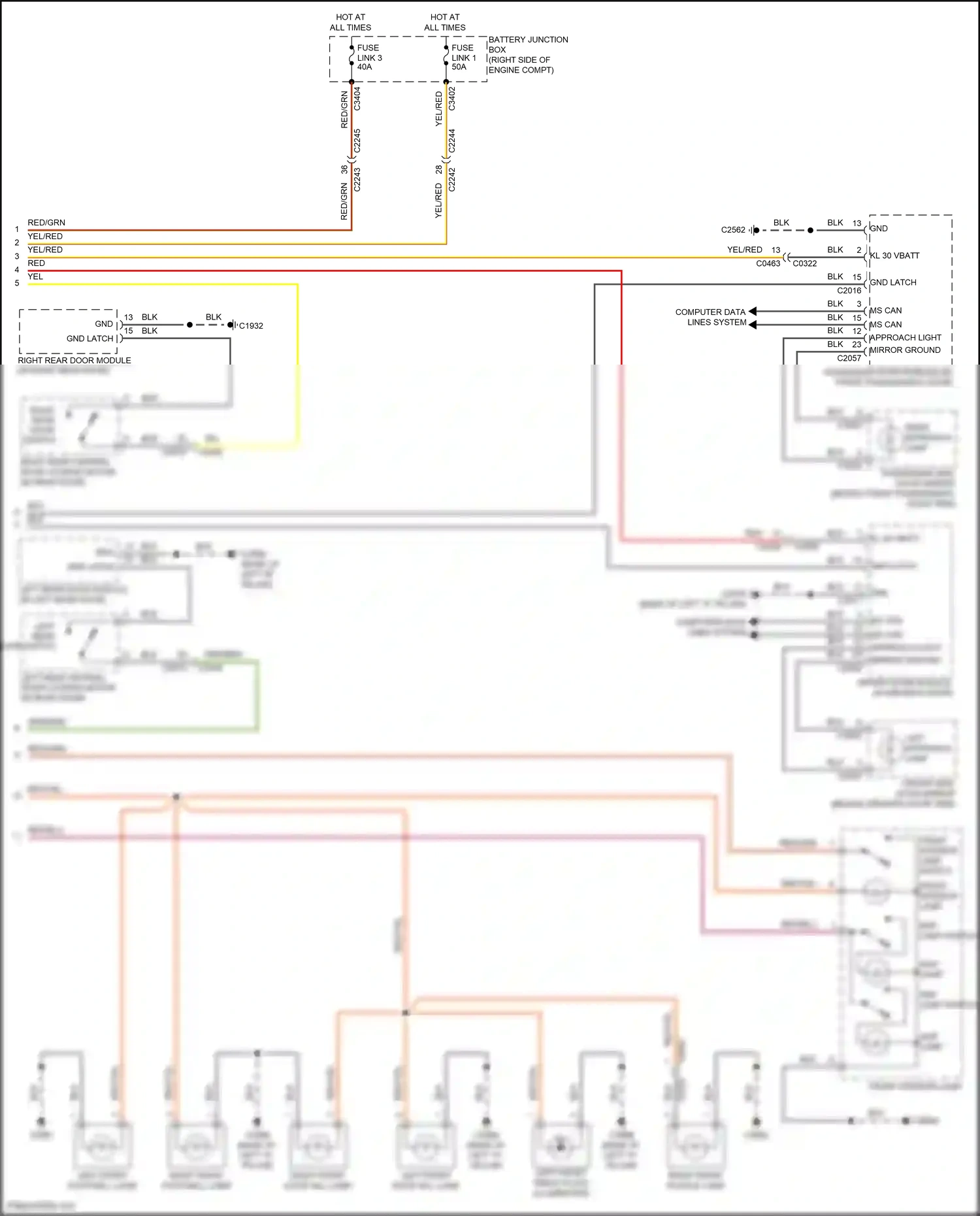 Land Rover Range Rover L322 (2009-2012) computer data lines system wiring diagram  (54 of 77)