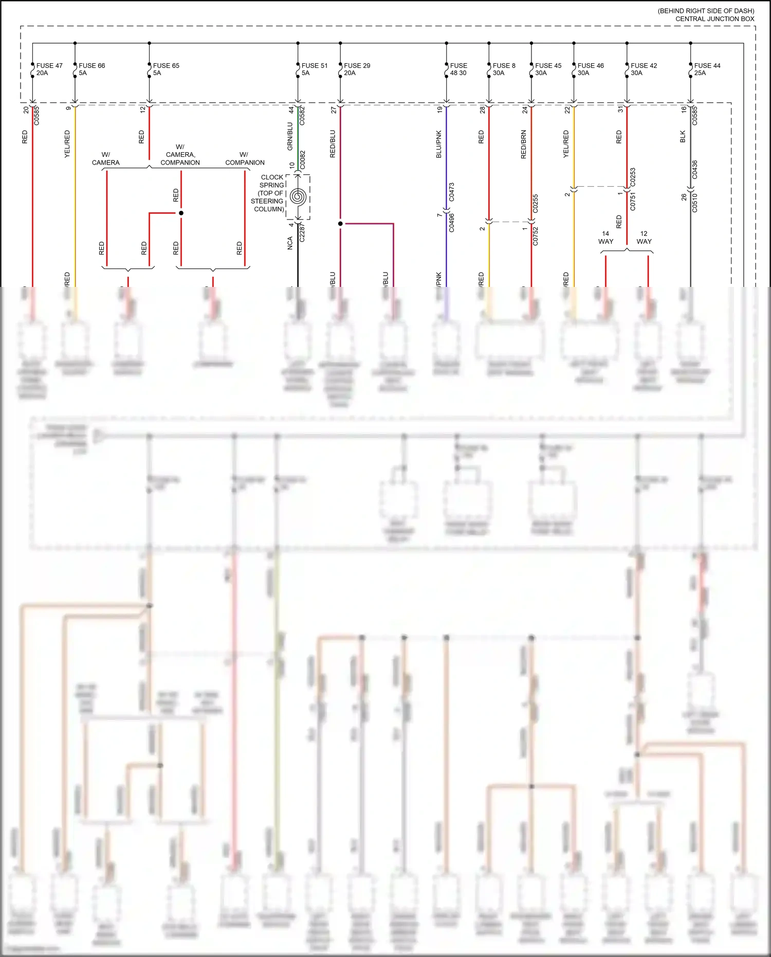 Land Rover Range Rover L322 (2009-2012) integrated climate control module, switch pack wiring diagram  (5 of 19)
