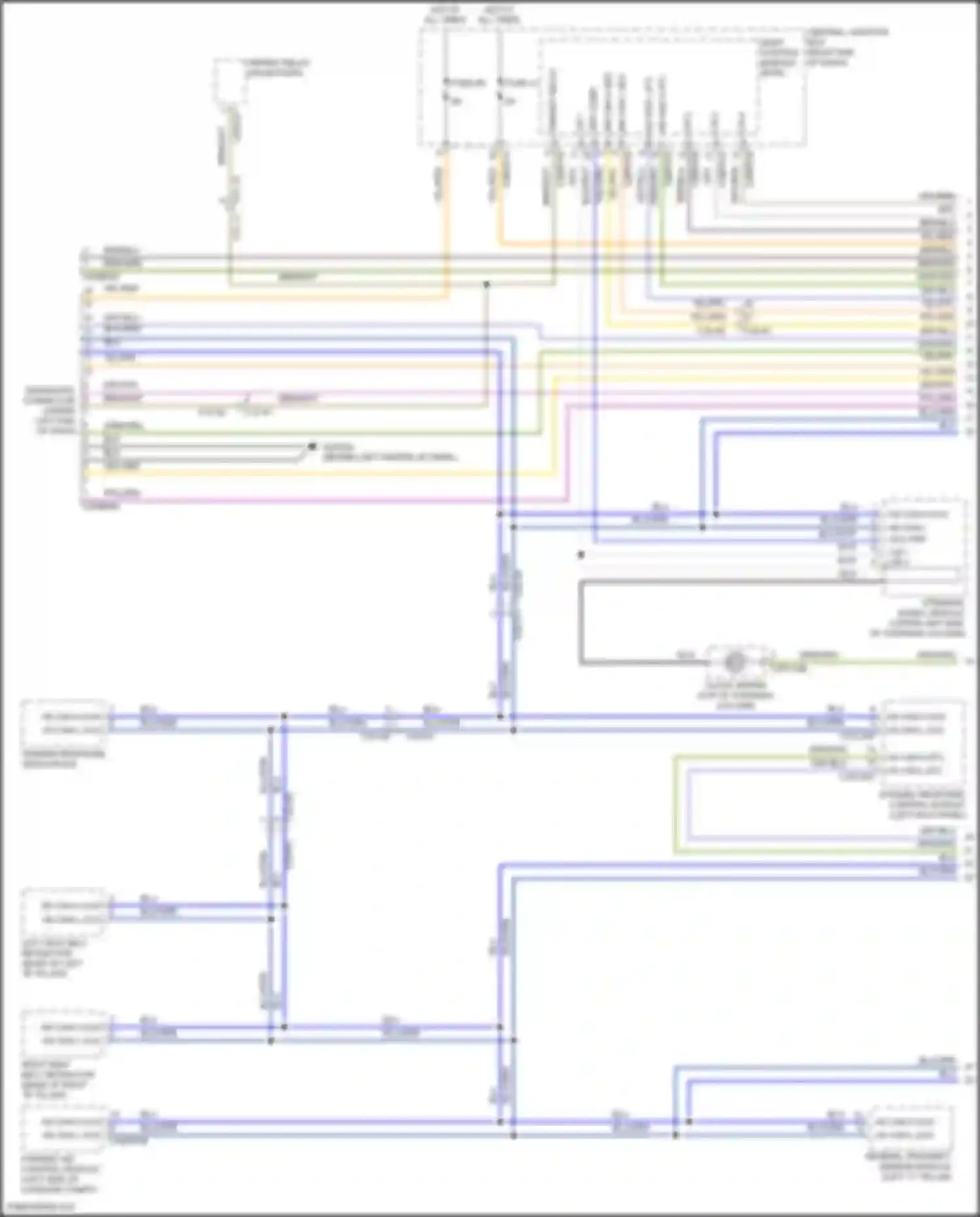 Range Rover Land Rover L405 (2012-2017): Diagnostic socket circuit (1 of 5)