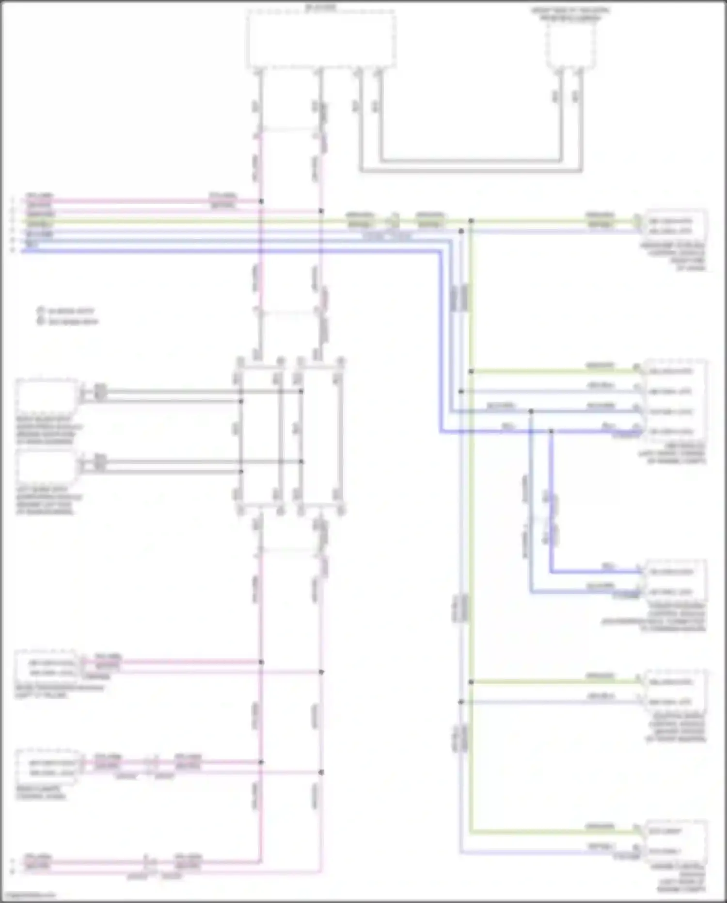 Range Rover Land Rover L405 (2012-2017): Diagnostic socket circuit (5 of 5)