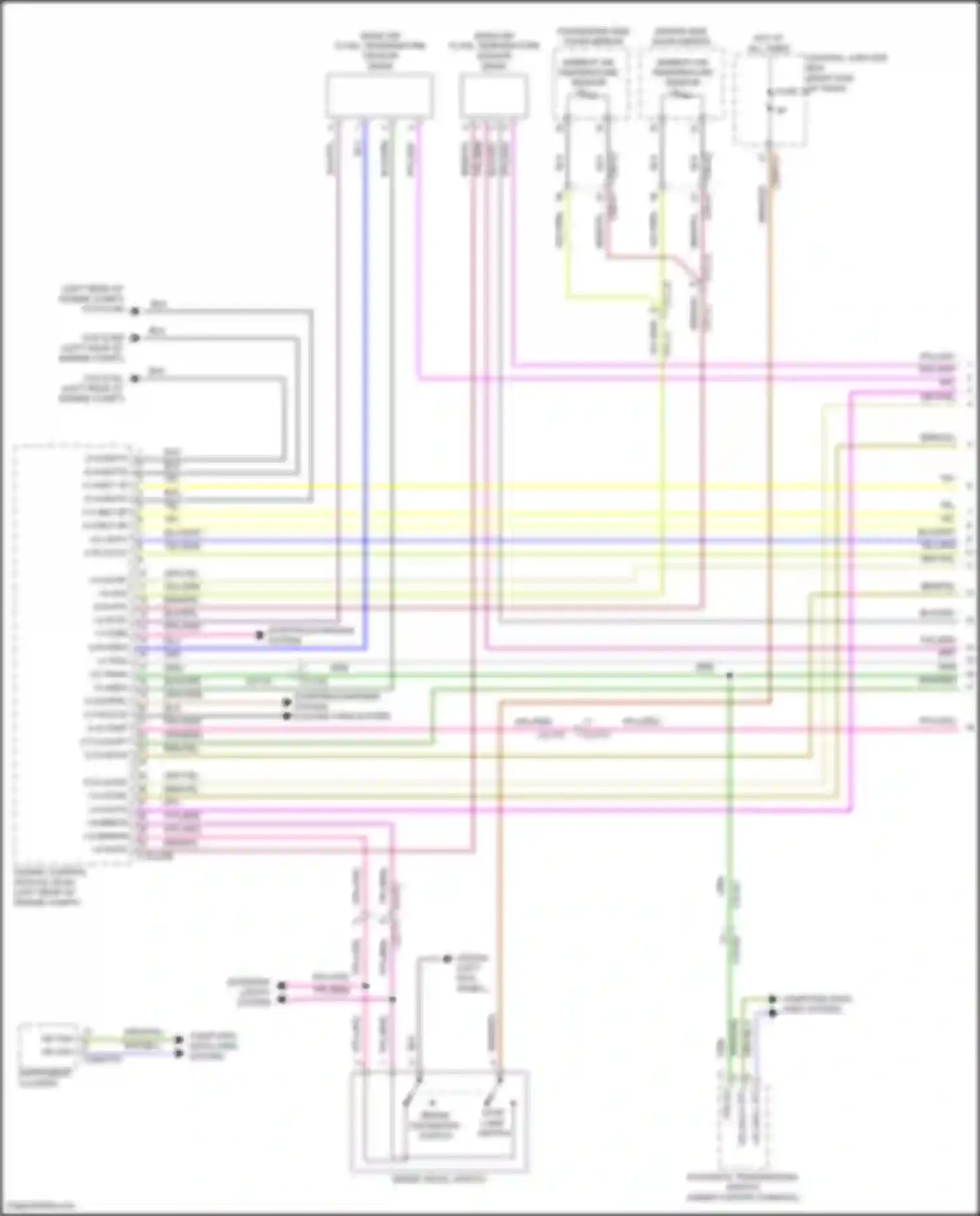 Range Rover Land Rover L405 (2012-2017): Wiring diagram engine performance 3.0l (1 of 9)