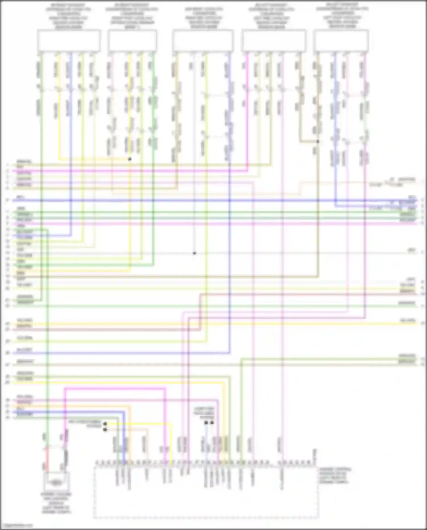 Range Rover Land Rover L405 (2012-2017): Wiring diagram engine performance 5.0l sc (4 of 9)
