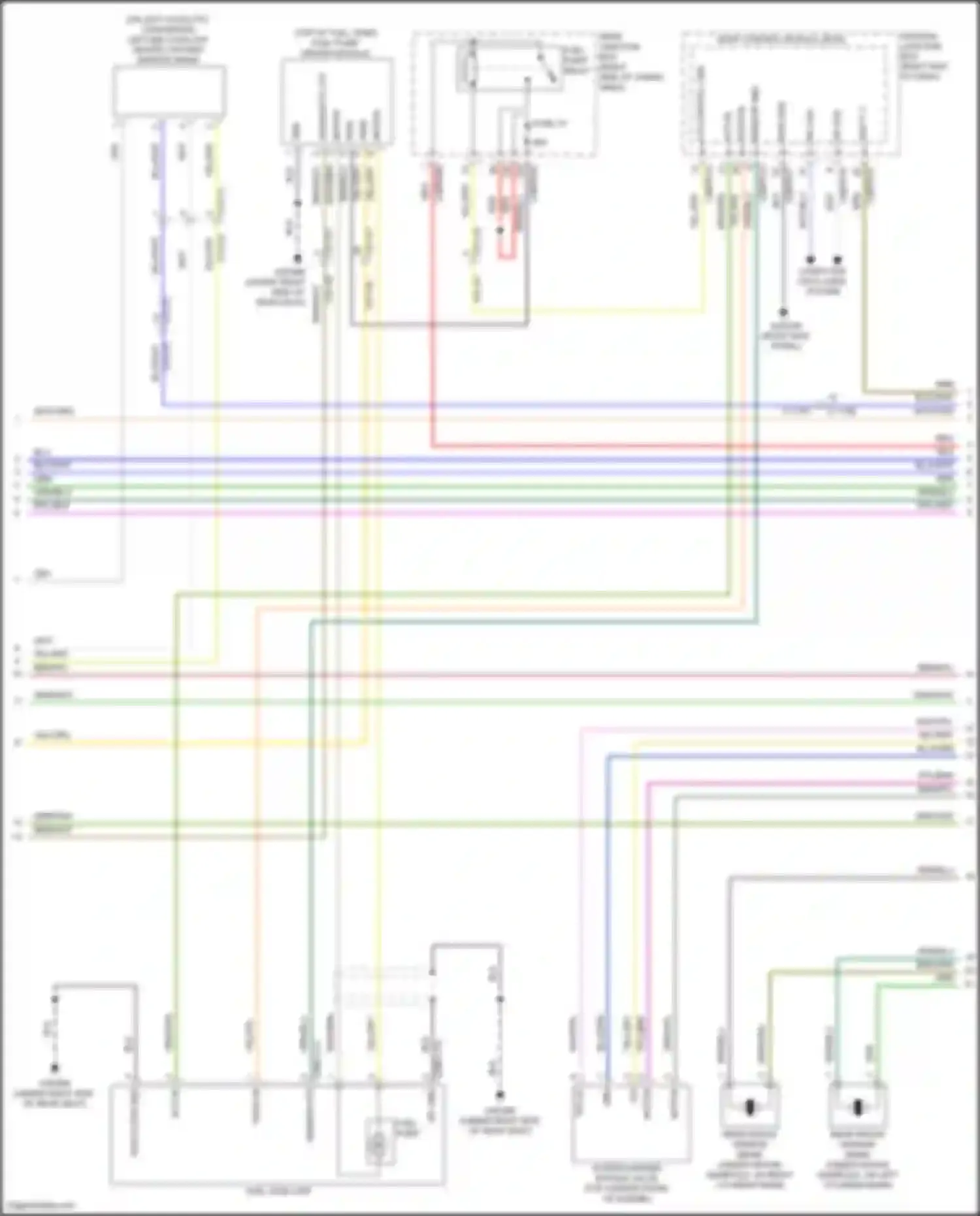 Range Rover Land Rover L405 (2012-2017): Wiring diagram engine performance 5.0l sc (5 of 9)