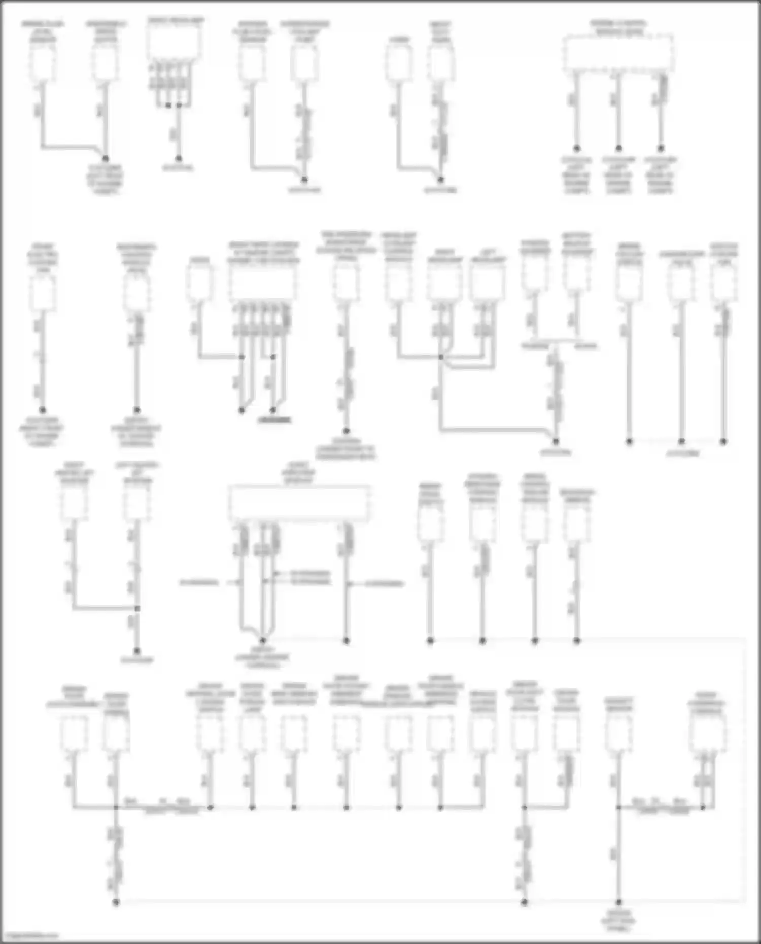 Range Rover Land Rover L405 (2012-2017): Ground distribution circuit (2 of 7)