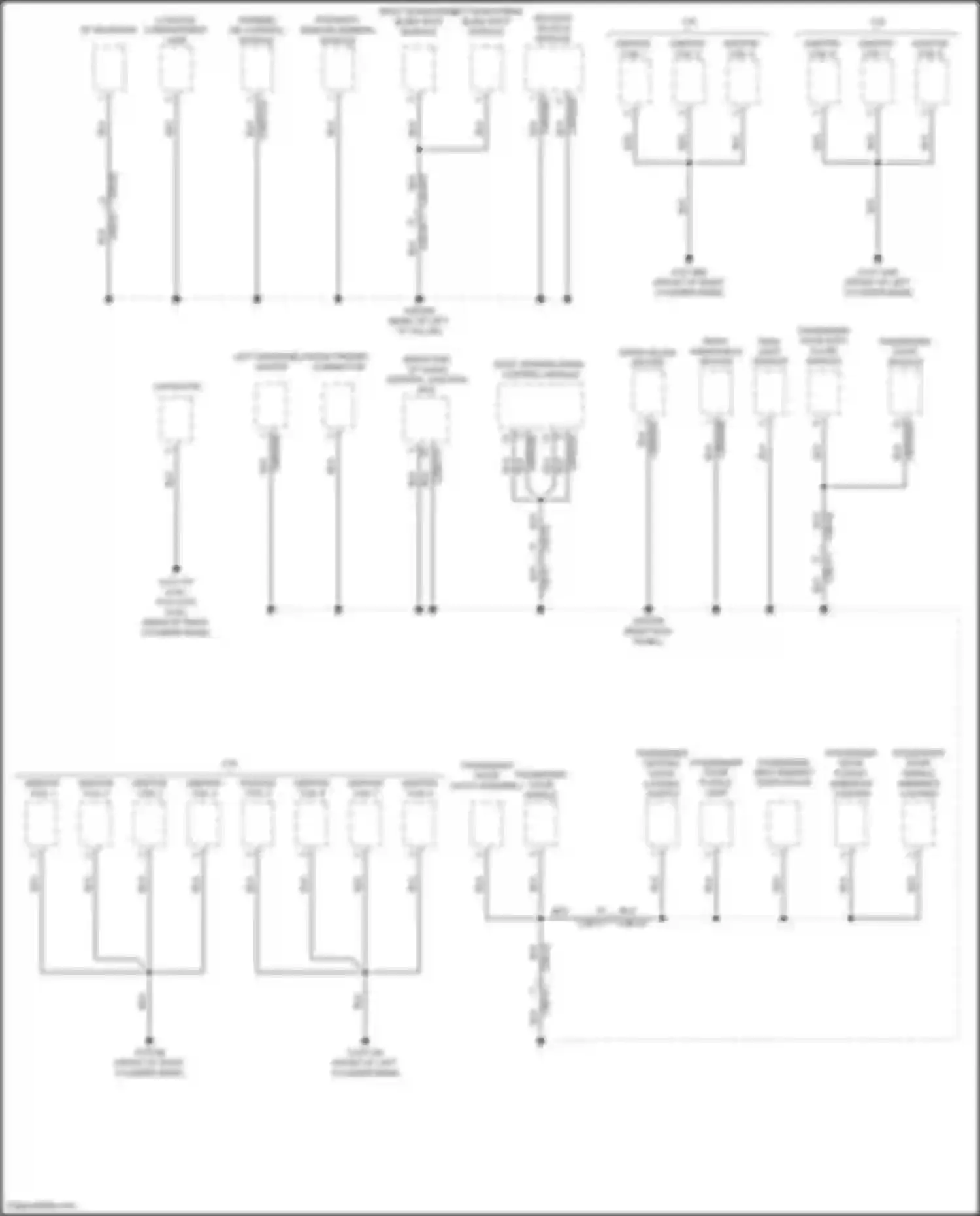 Range Rover Land Rover L405 (2012-2017): Ground distribution circuit (3 of 7)