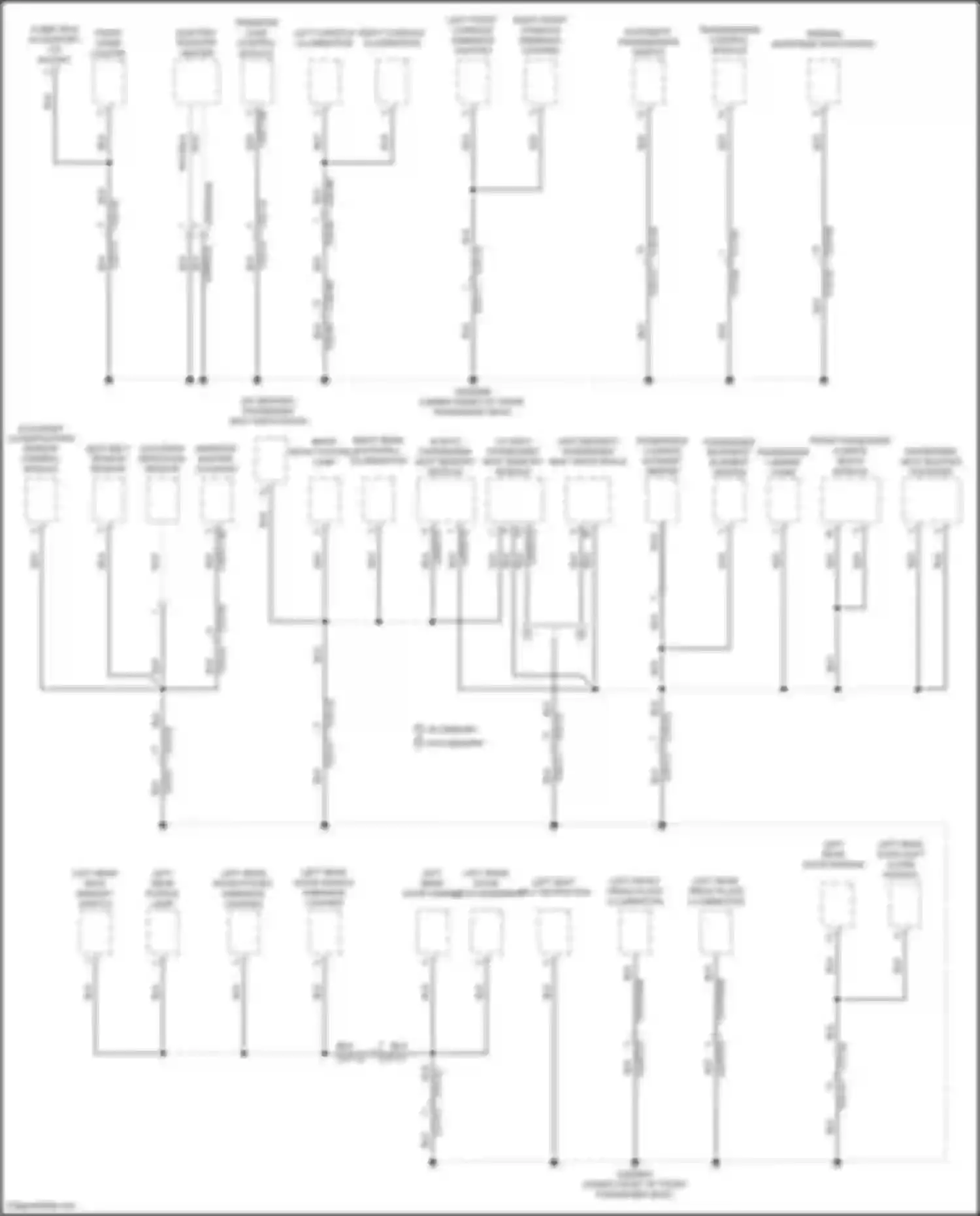 Range Rover Land Rover L405 (2012-2017): Ground distribution circuit (6 of 7)