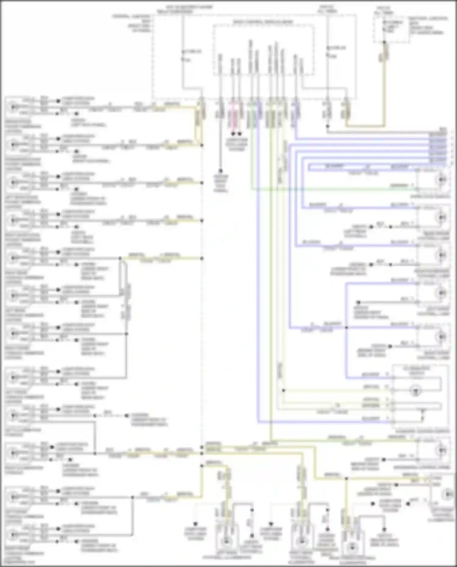 Range Rover Land Rover L405 (2012-2017): Instrument illumination circuit (1 of 3)