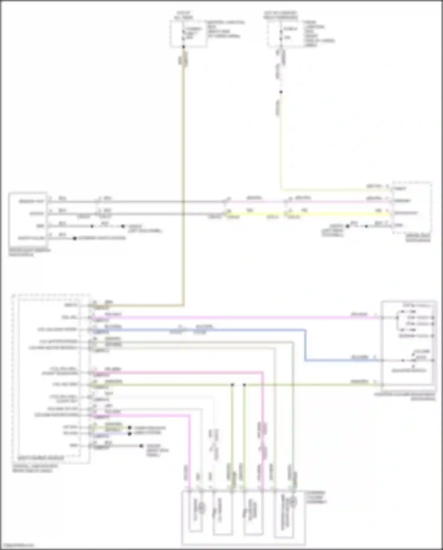 Range Rover Land Rover L405 (2012-2017): Steering column memory circuit
