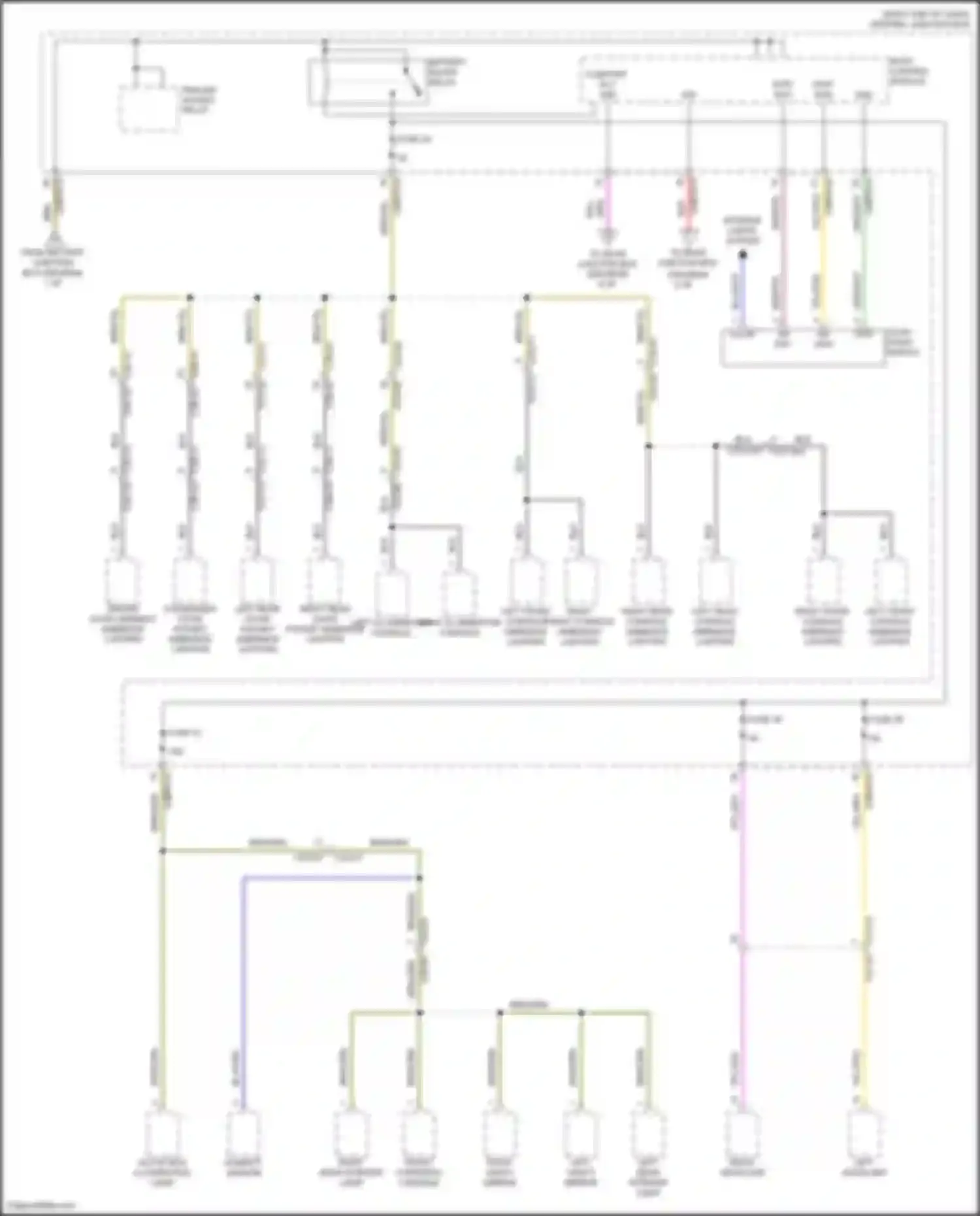 Range Rover Land Rover L405 (2012-2017): Power distribution circuit (6 of 9)