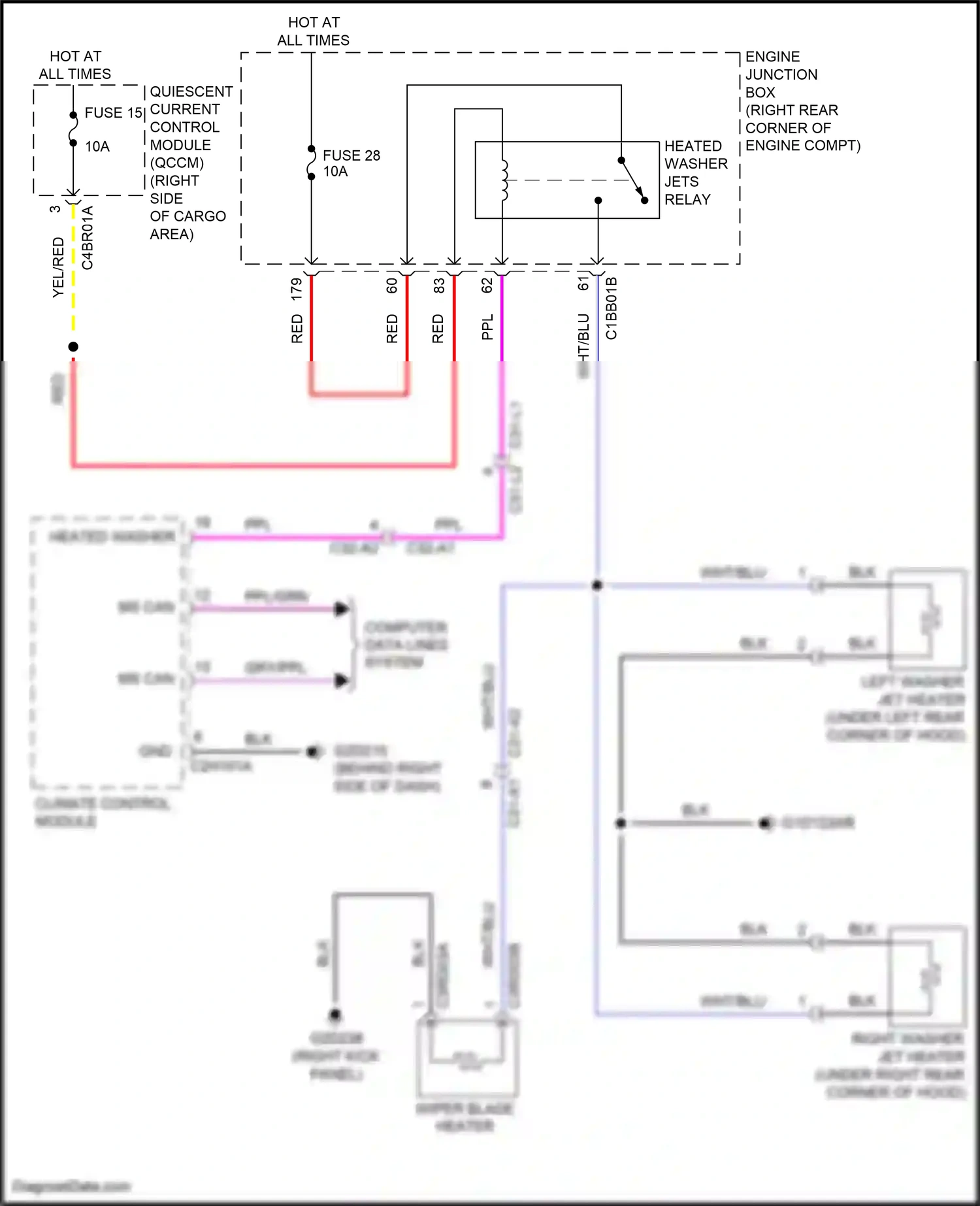 Land Rover Range Rover L405 (2012-2017) climate control module wiring diagram  (6 of 15)