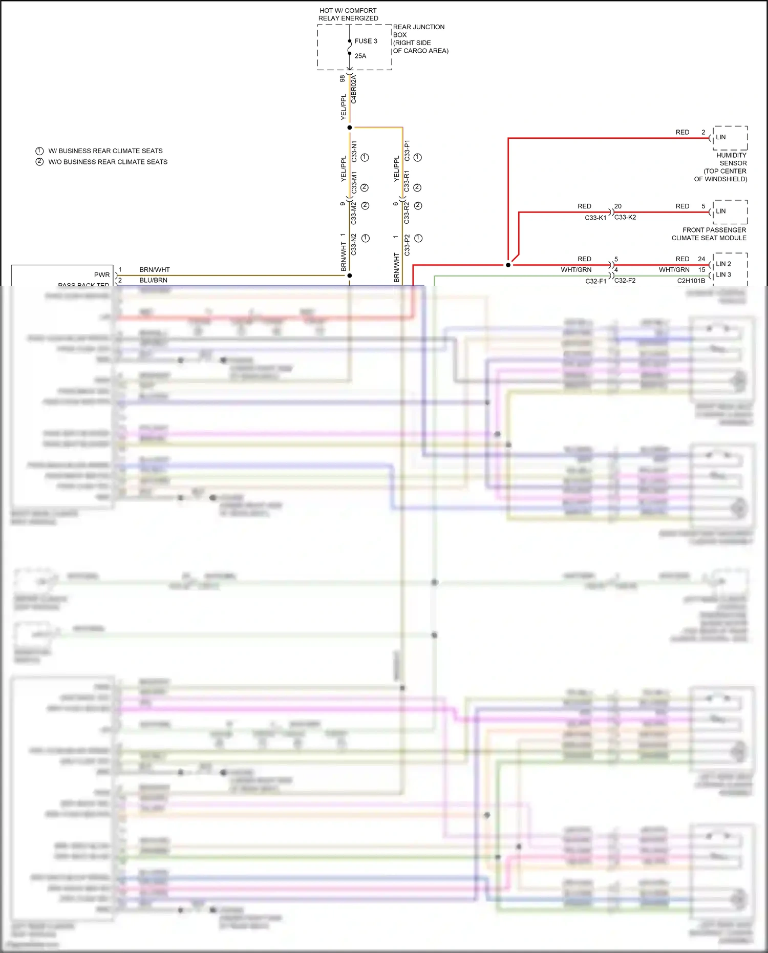Land Rover Range Rover L405 (2012-2017) climate control module wiring diagram  (9 of 15)