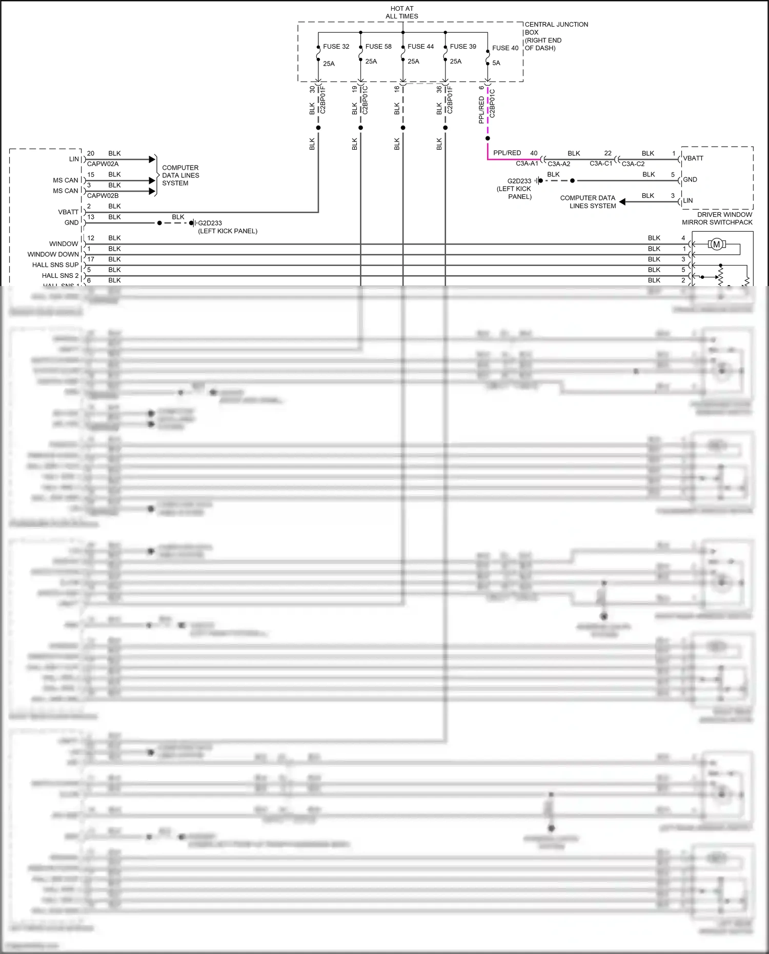 Land Rover Range Rover L405 (2012-2017) computer data lines system wiring diagram  (92 of 99)