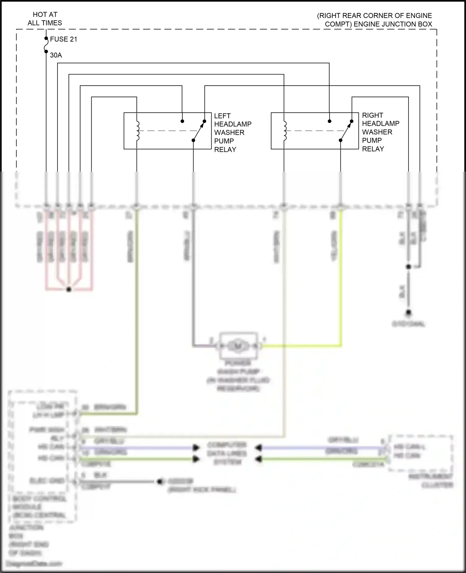 Land Rover Range Rover L405 (2012-2017) computer data lines system wiring diagram  (8 of 99)
