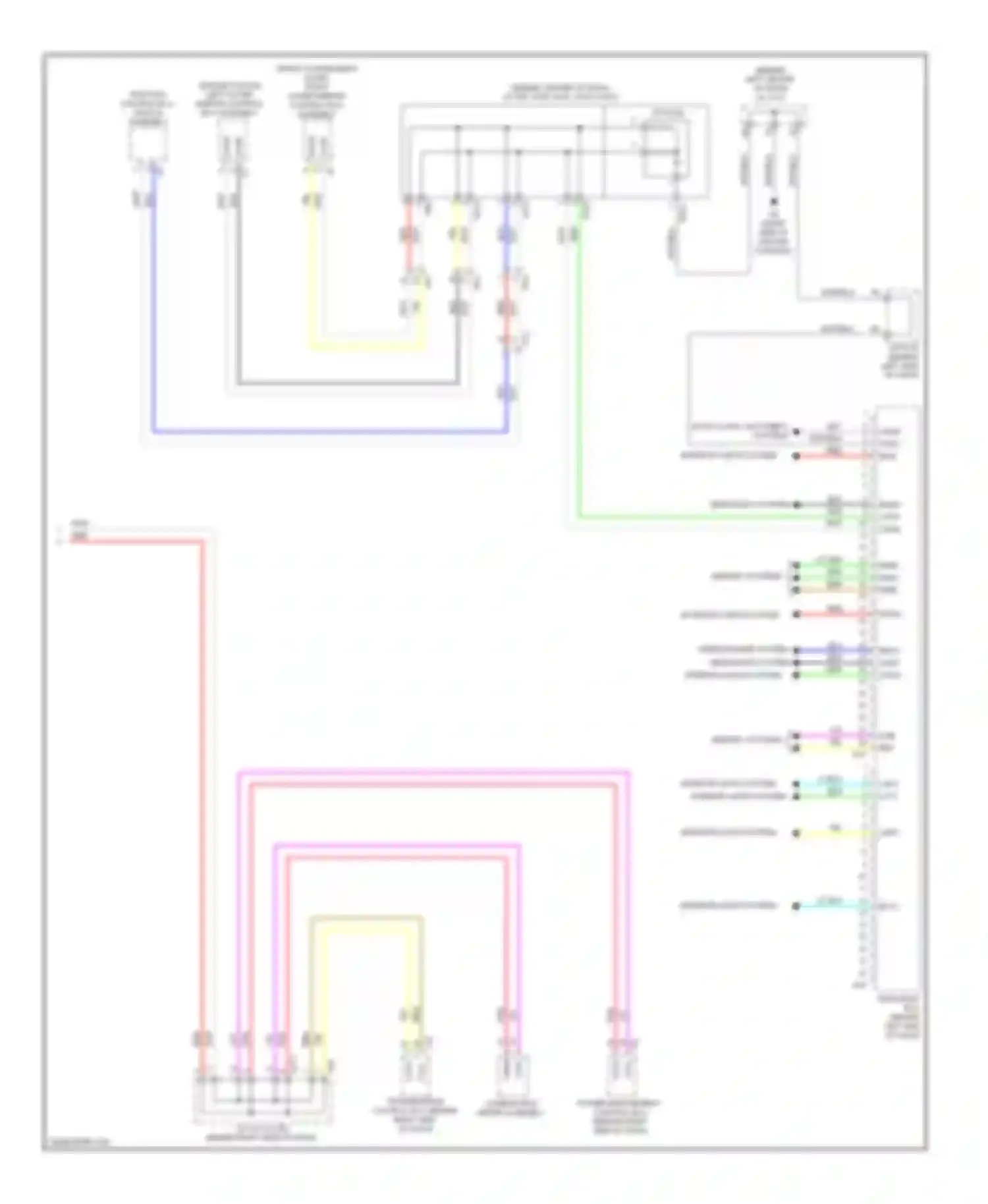 CT Lexus I (2010-2014): Body control modules circuit (2 of 2)