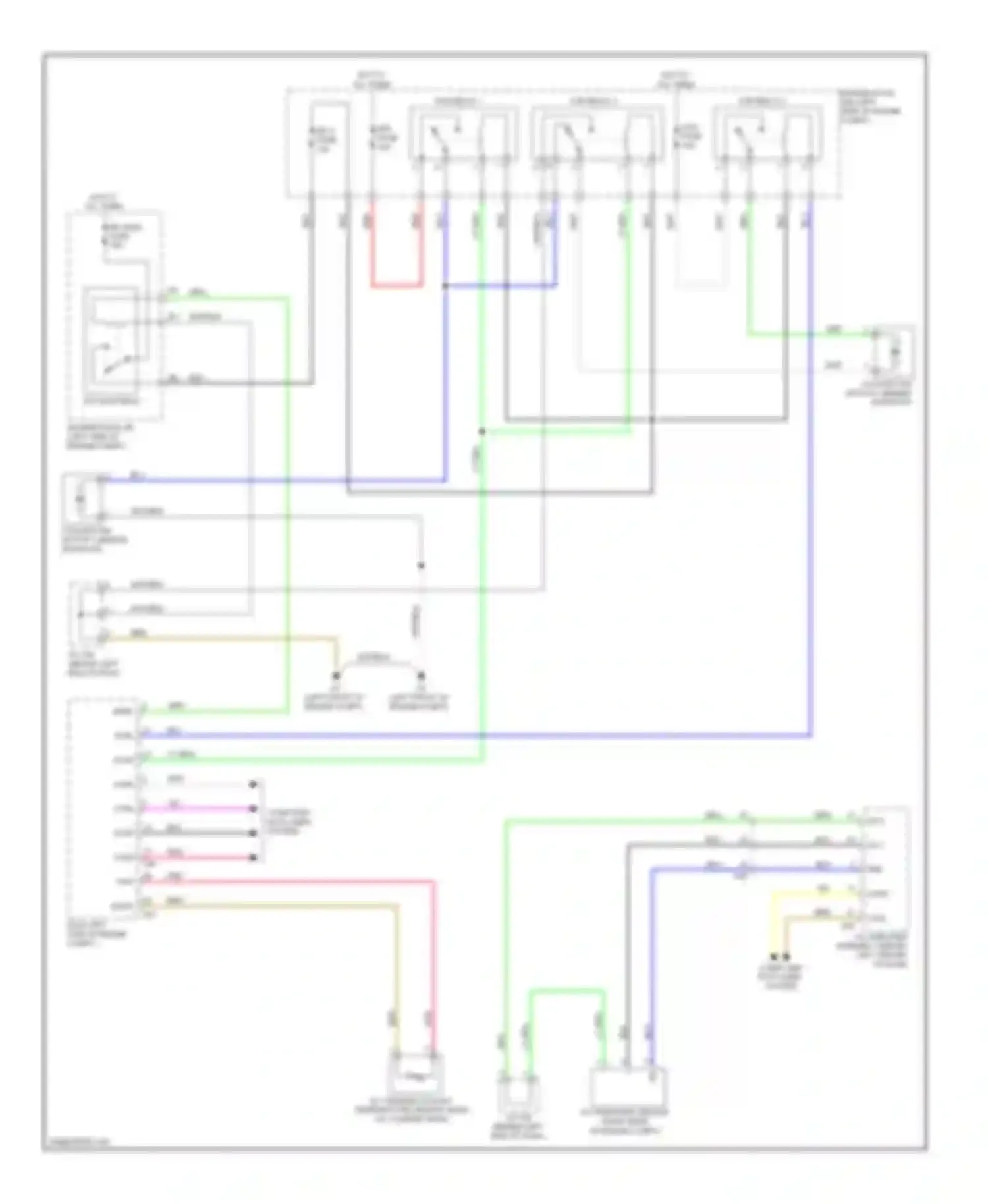 CT Lexus I (2010-2014): Cooling fan circuit