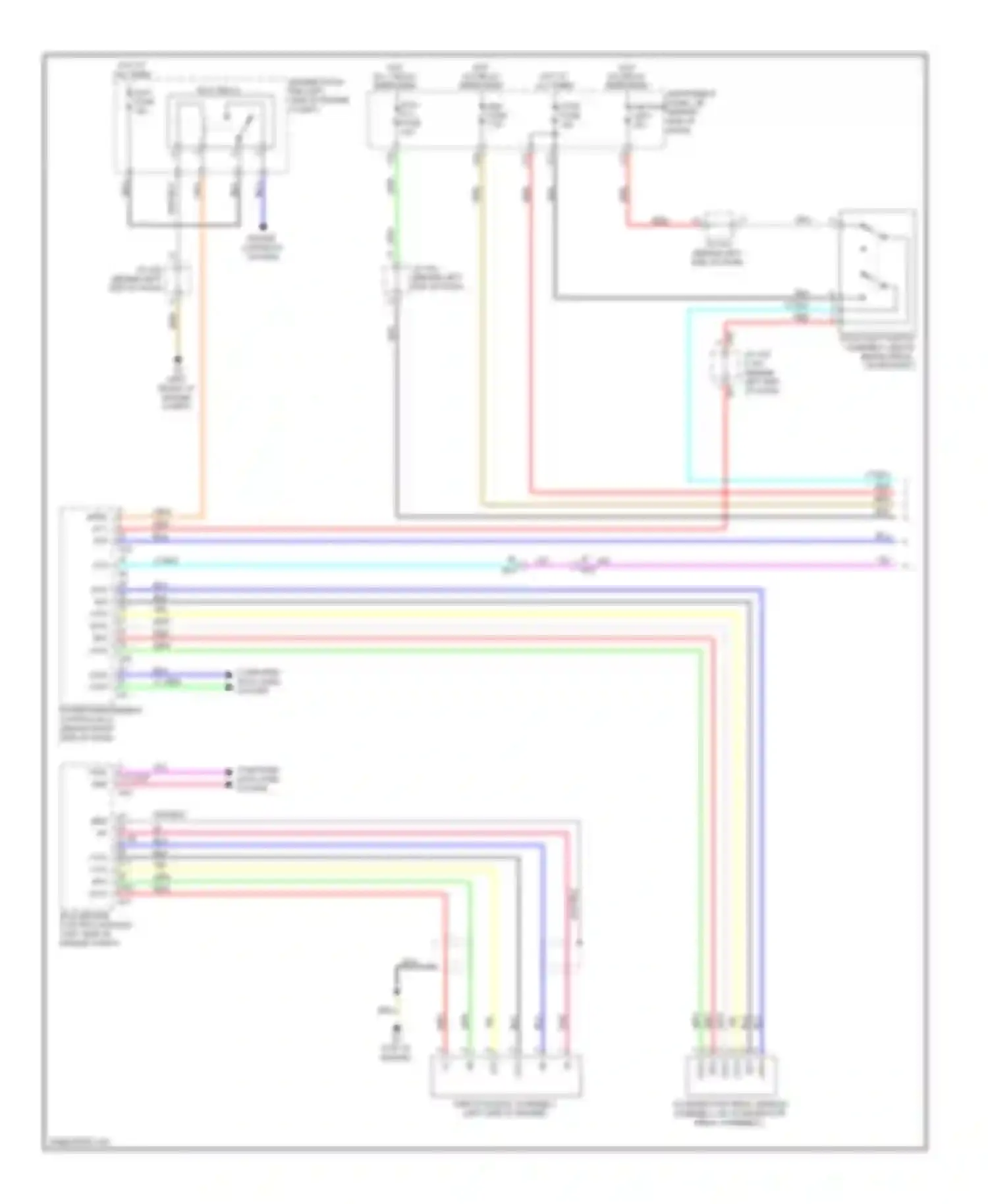 CT Lexus I (2010-2014): Cruise control circuit, without dynamic radar controls (1 of 2)