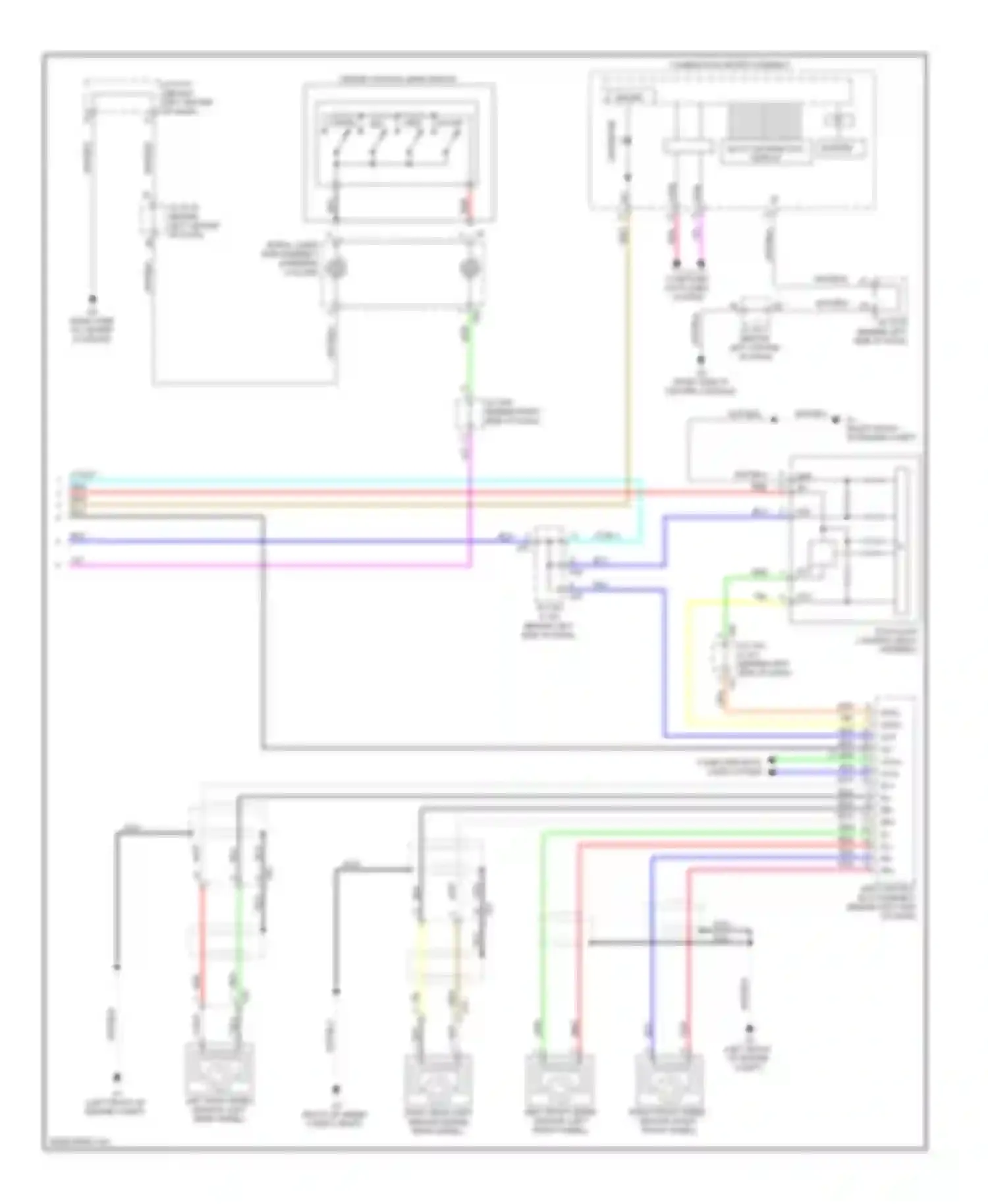 CT Lexus I (2010-2014): Cruise control circuit, without dynamic radar controls (2 of 2)
