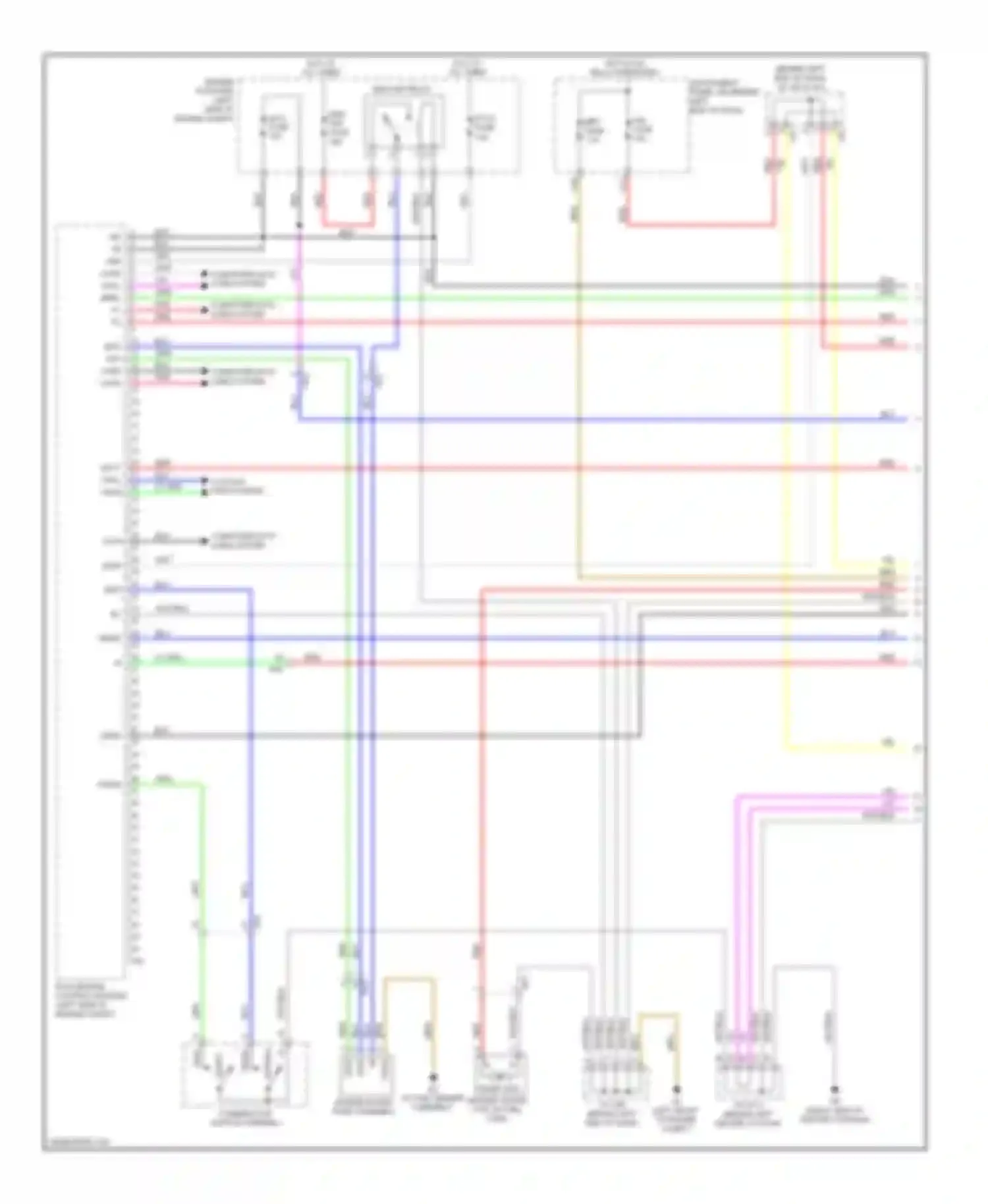 CT Lexus I (2010-2014): Wiring diagram engine performance 1.8l hybrid, engine controls circuit (1 of 4)