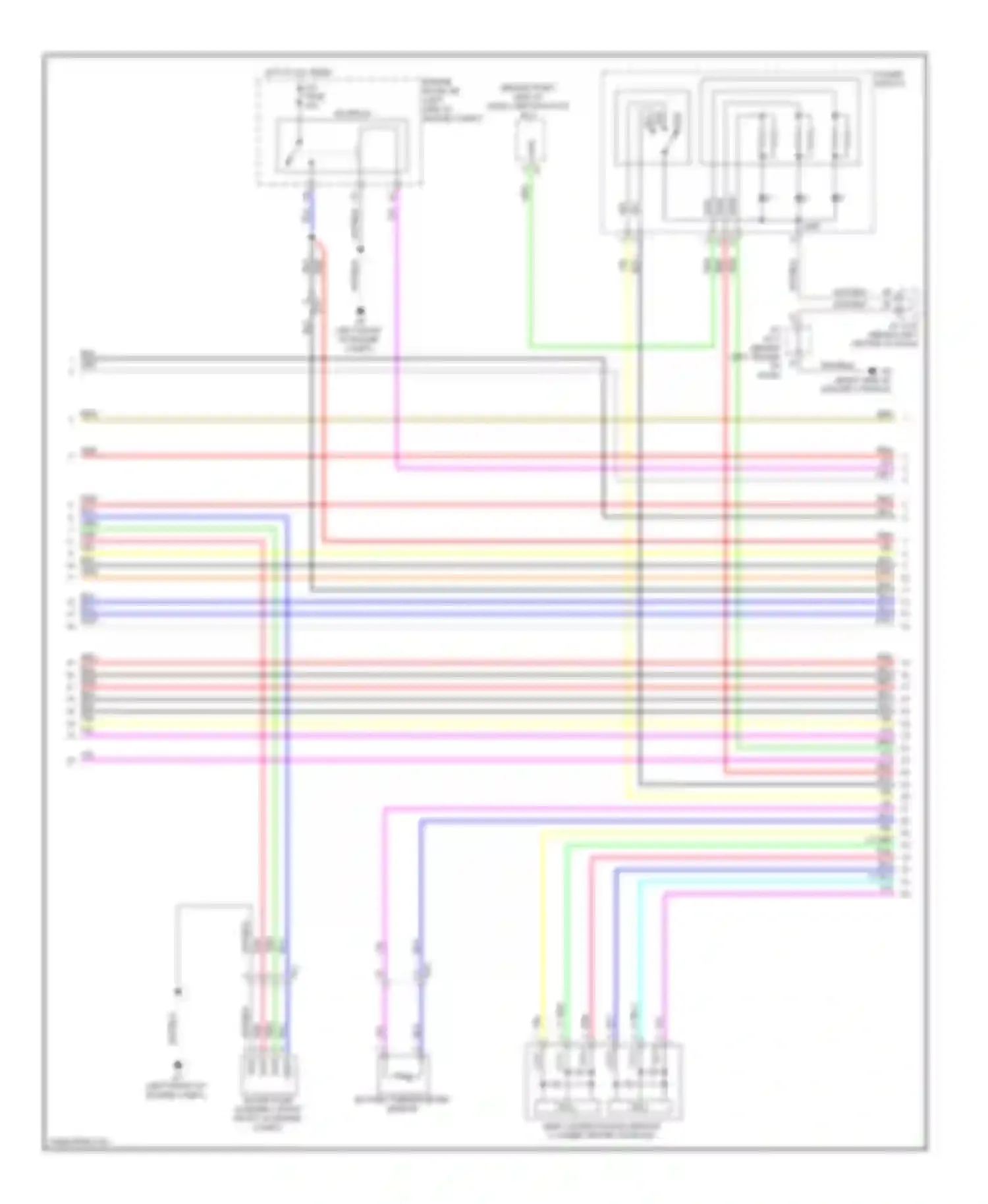CT Lexus I (2010-2014): Wiring diagram engine performance 1.8l hybrid, hybrid system circuit (2 of 6)