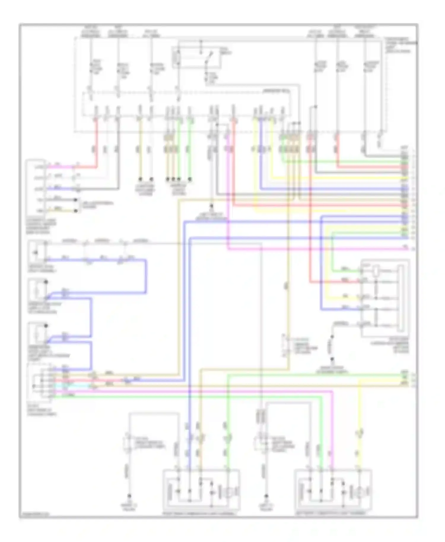 CT Lexus I (2010-2014): Exterior lamps circuit (1 of 3)