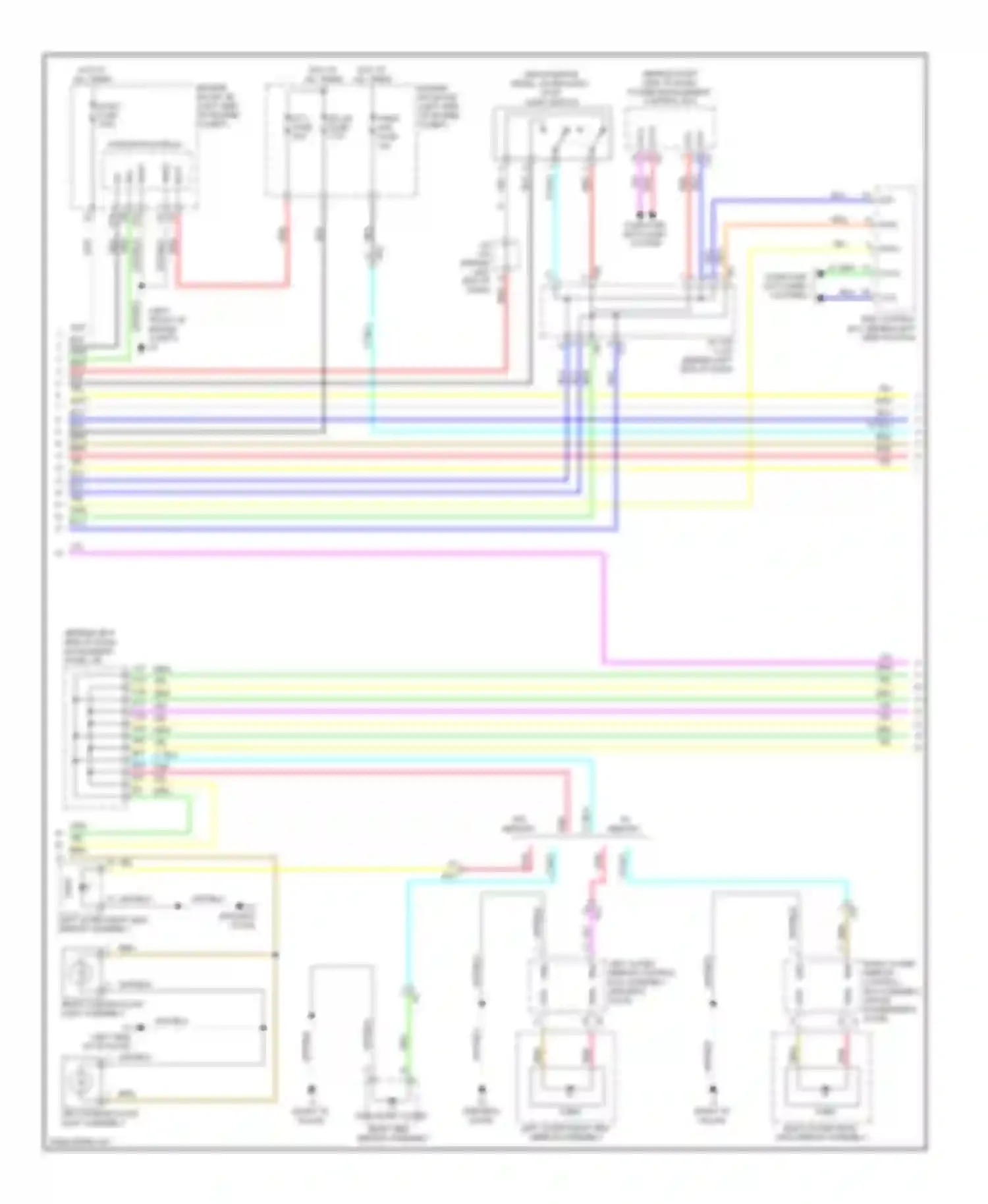 CT Lexus I (2010-2014): Exterior lamps circuit (2 of 3)