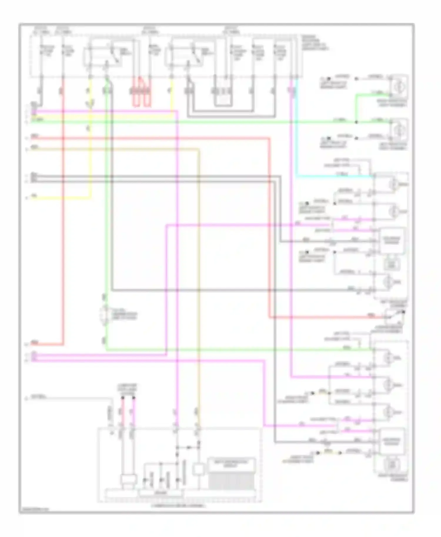 CT Lexus I (2010-2014): Headlamps circuit (2 of 2)